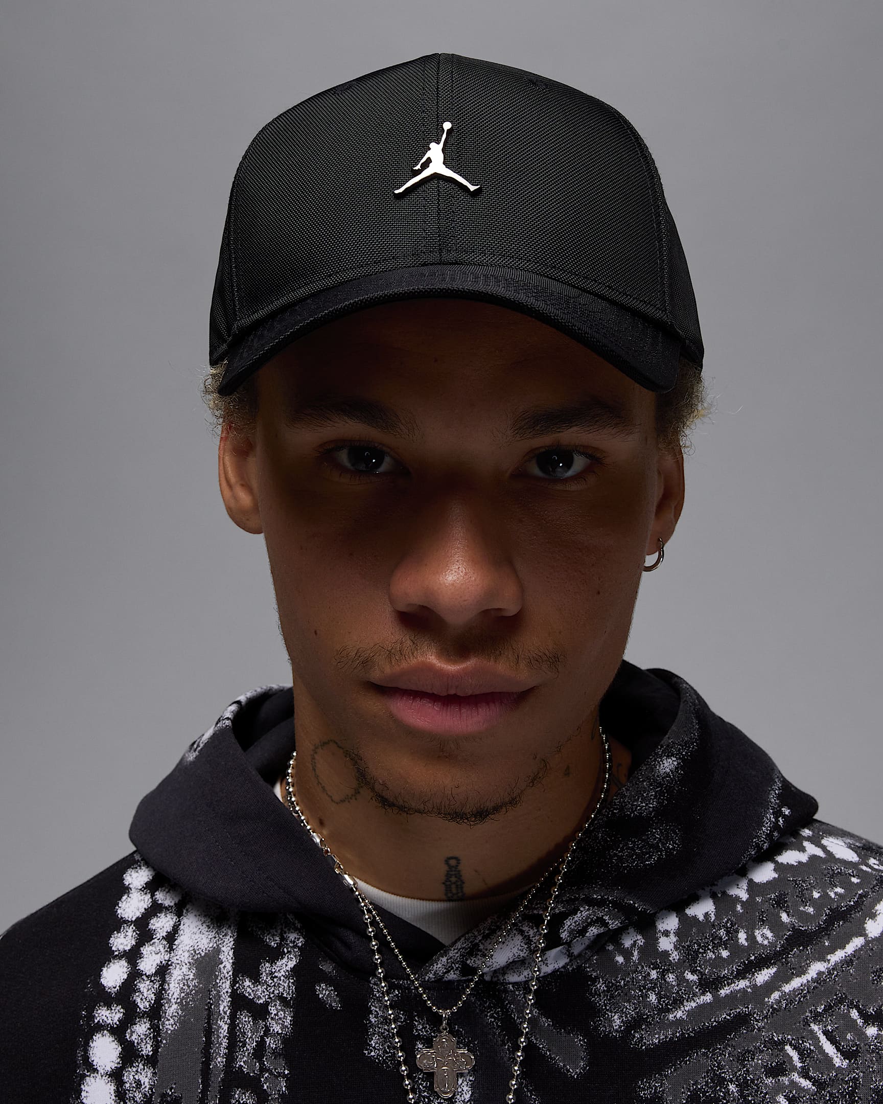 Jordan Rise Metal Jumpman 半硬顶运动帽 - 黑/青铜色