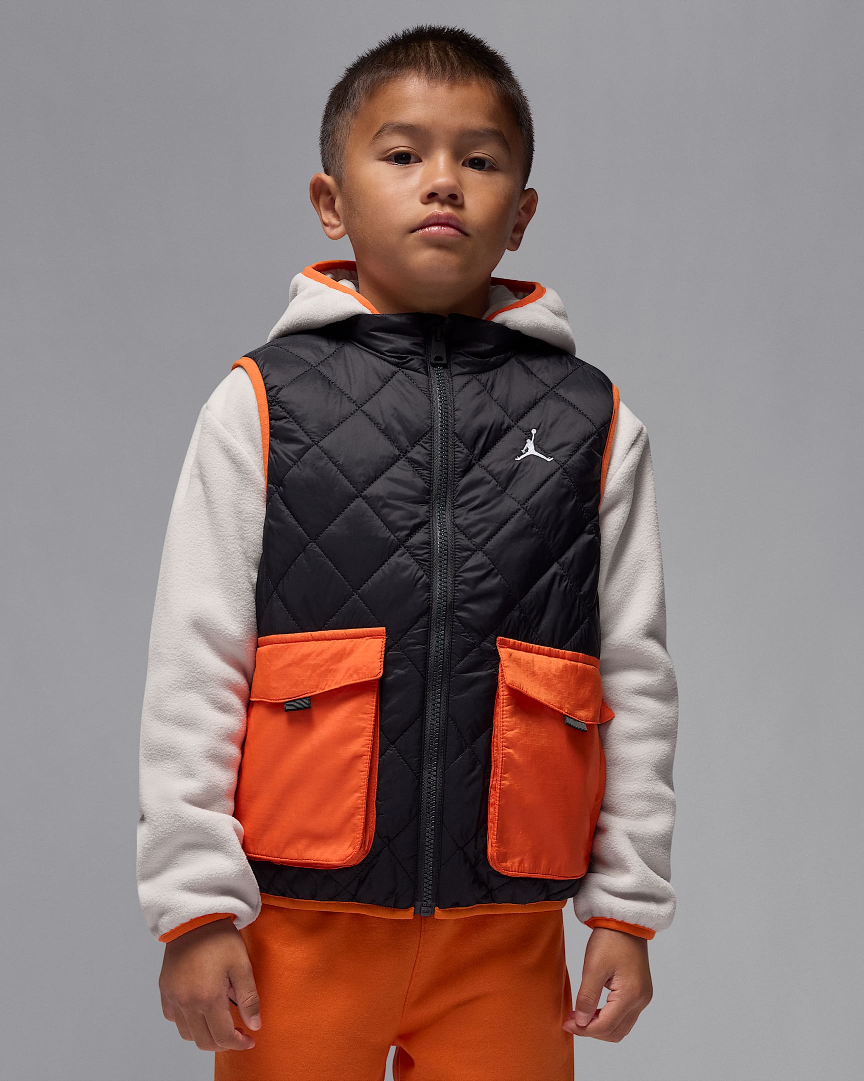 Jordan 幼童三合一两件套夹克 - 黑