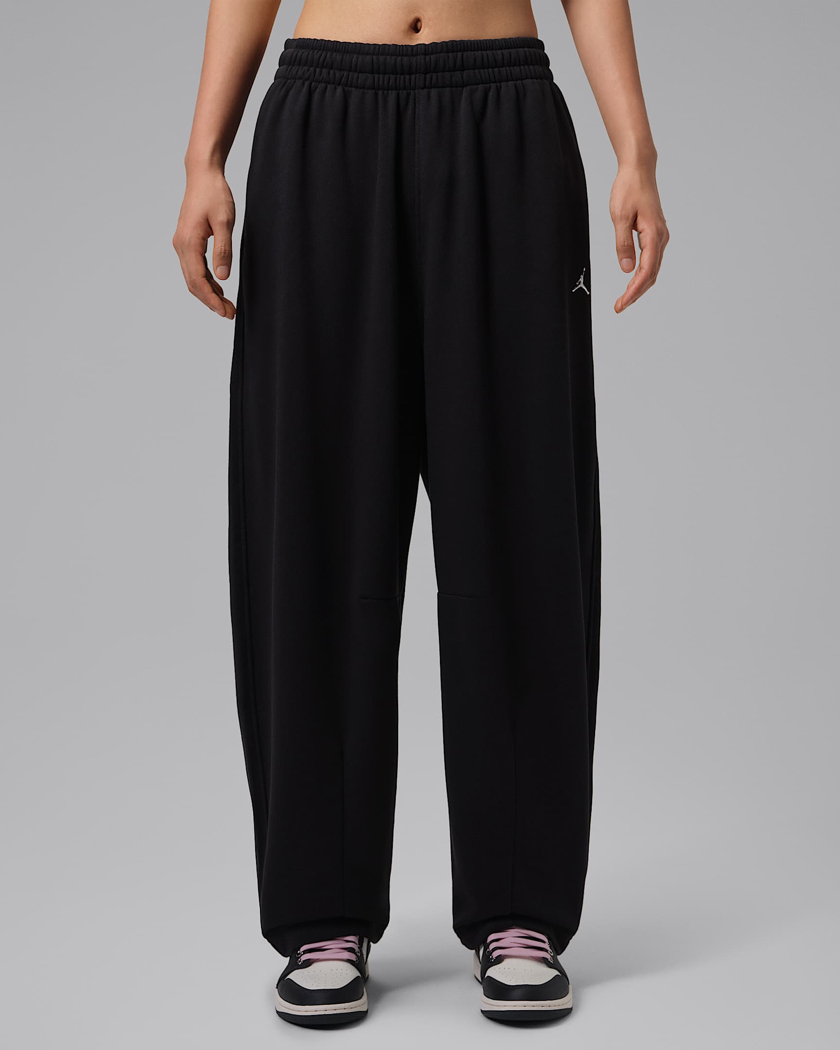 Jordan Brooklyn Fleece 女子长裤 - 黑
