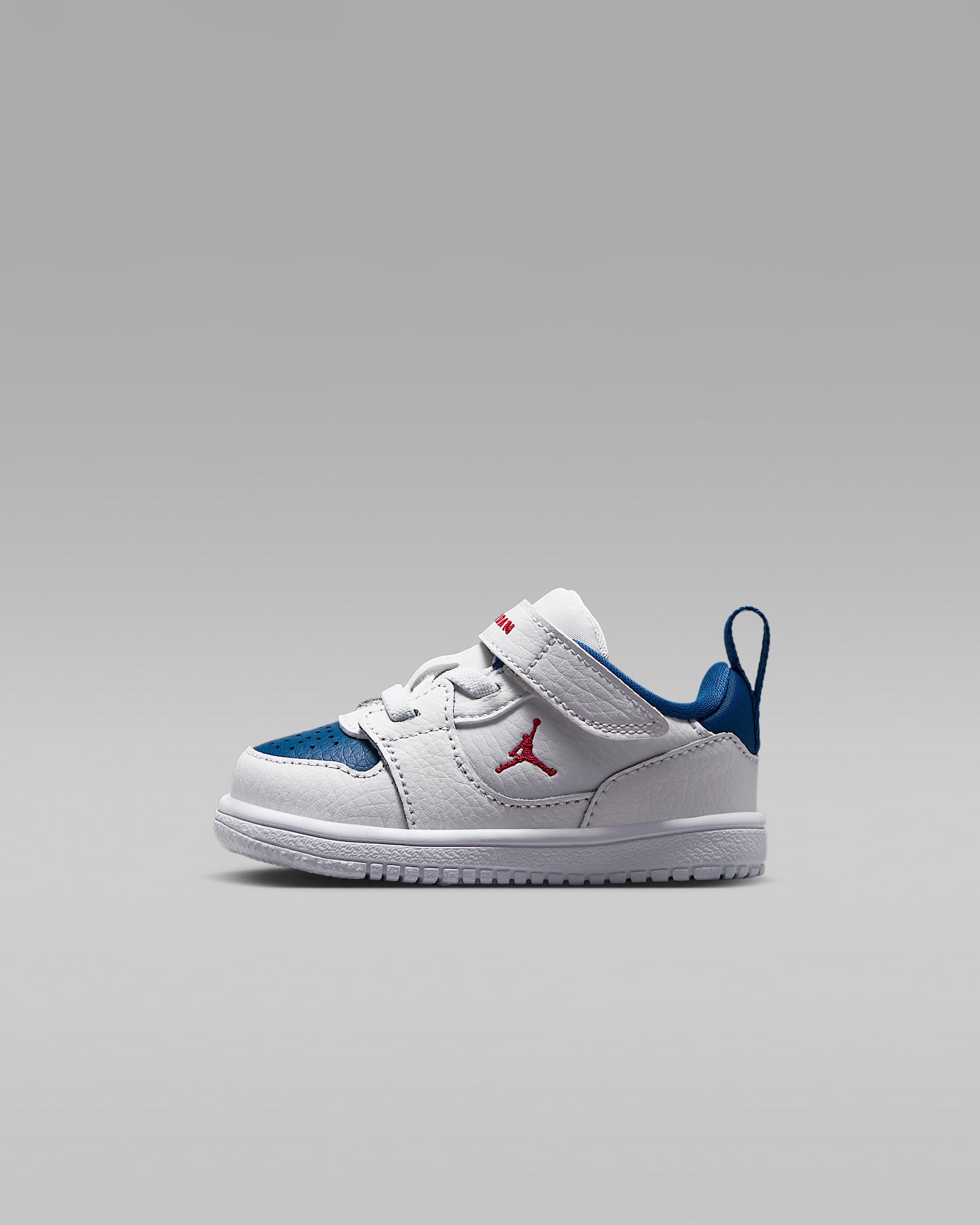 Jordan Court Connect Low 婴童运动鞋 - 白色/纯蓝/火焰红