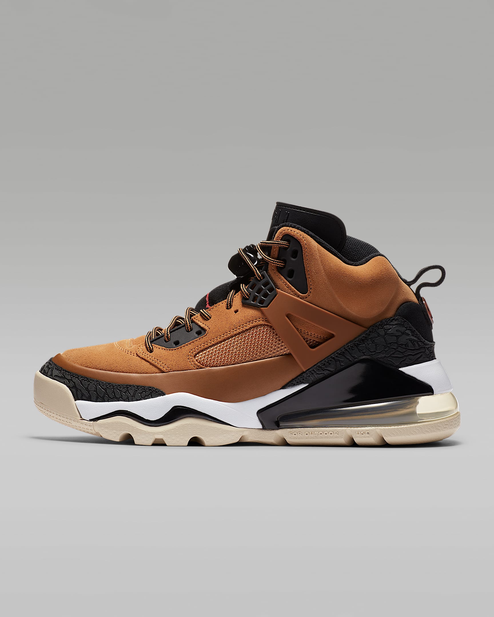Jordan Spizike 270 Boot 男子运动鞋 - 亚麻/黑/浅英国褐/大学红