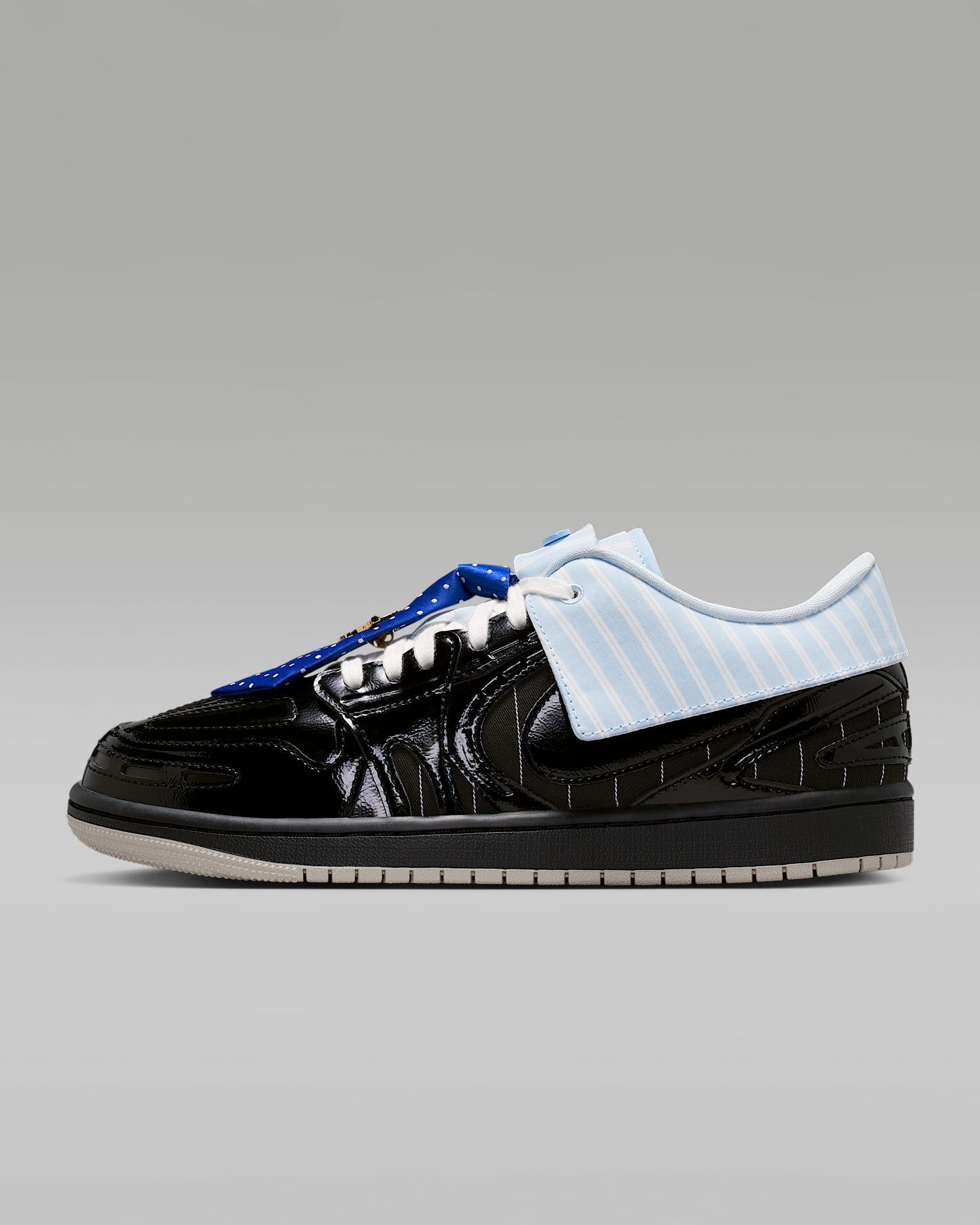 Air Jordan 1 Low Method of Make 女子运动鞋 - 黑/帆白/氢蓝/黑