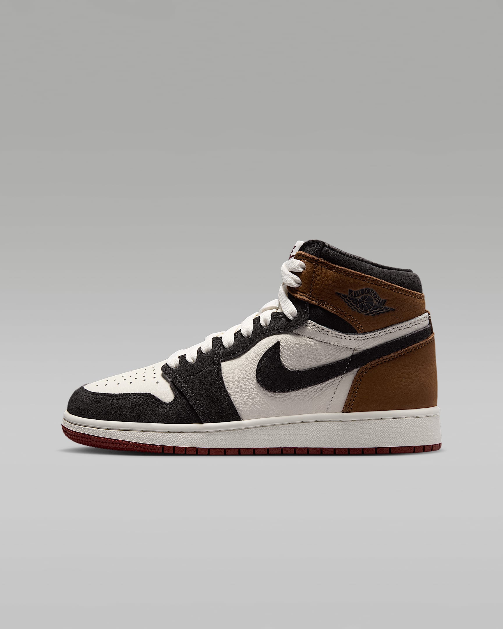Air Jordan 1 High OG "Love Letter" 大童运动鞋 - 阴影棕/浅英国褐/浅英国褐/队红