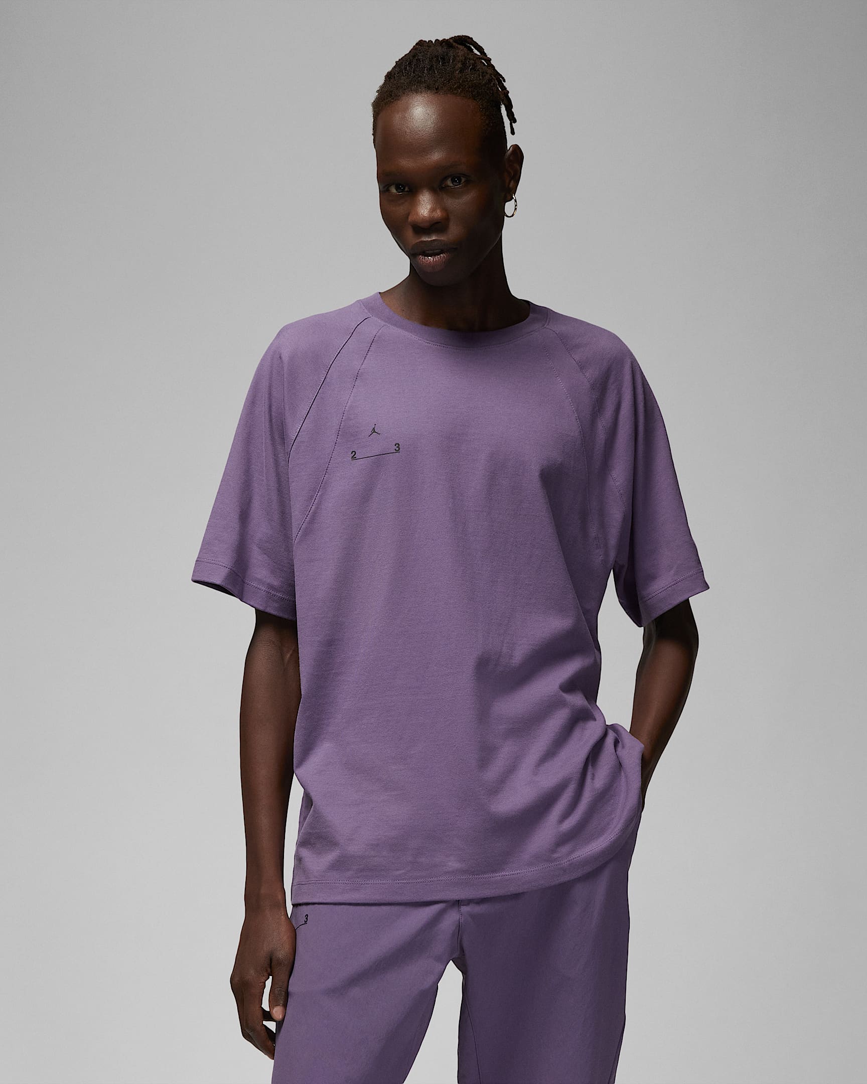 Jordan 23 Engineered Statement 男子T恤 - 峡谷紫/黑