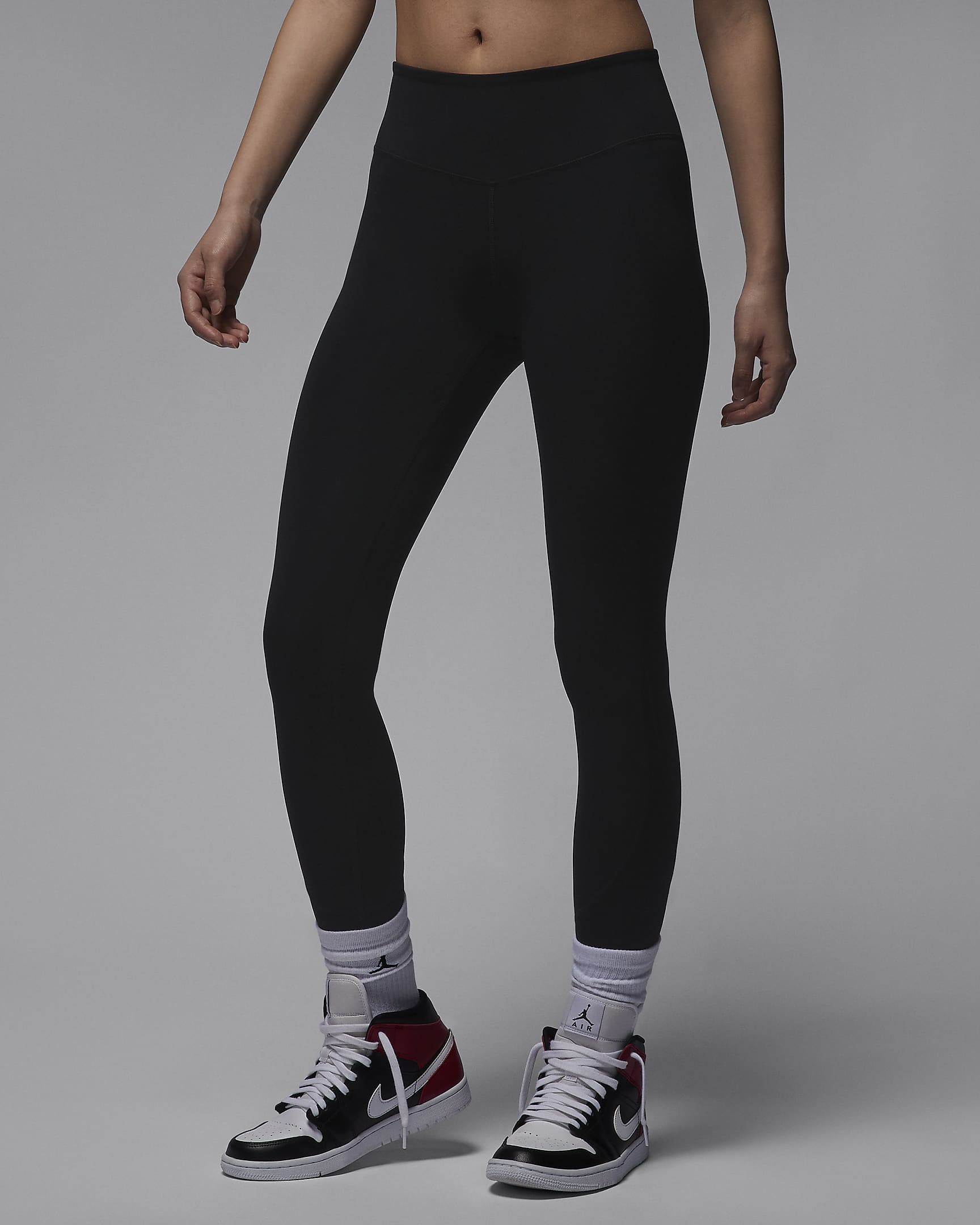 Jordan Sport 女子速干篮球紧身裤 - 黑/黑/灰黑