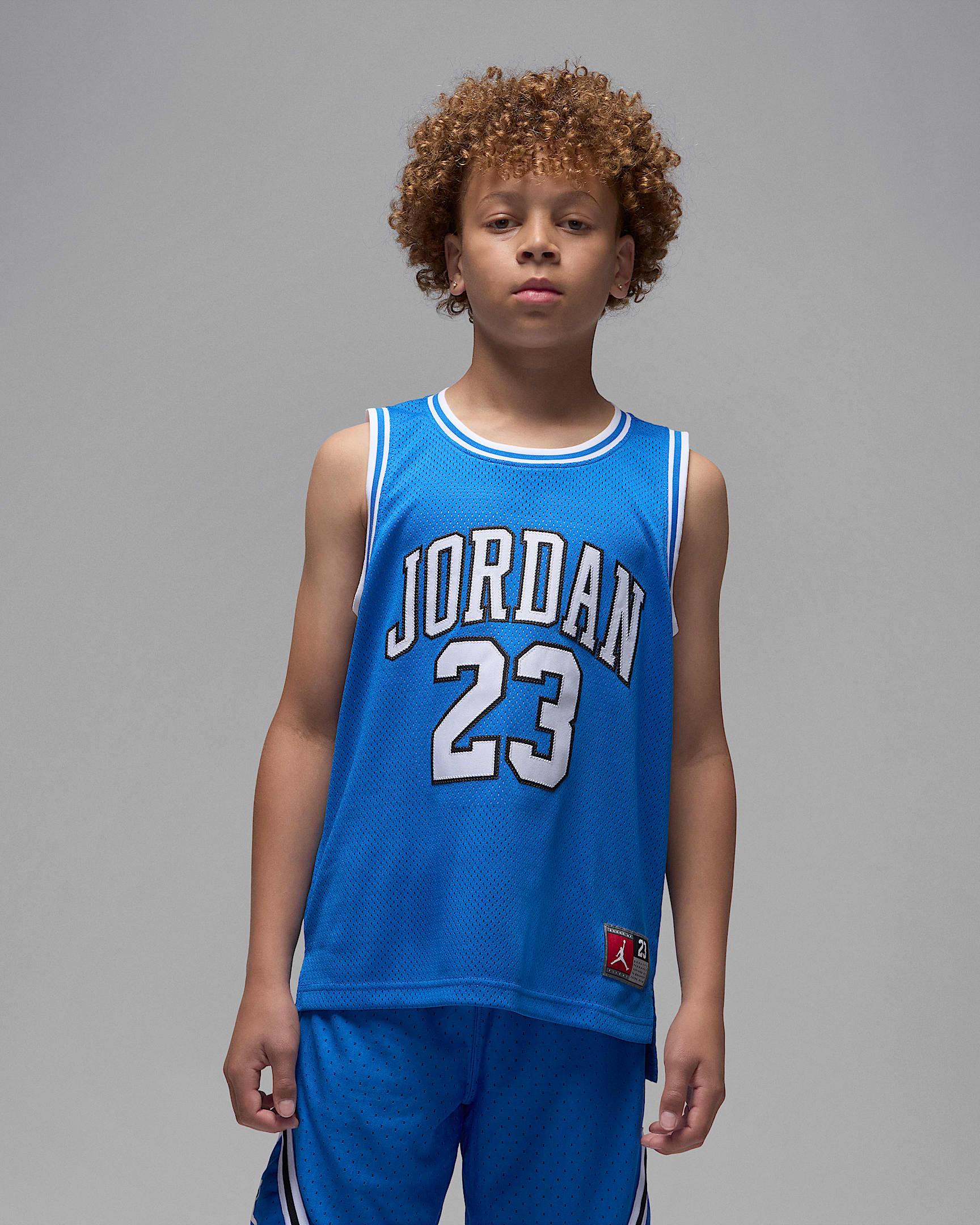 Jordan 23 大童(男孩)球衣 - 运动蓝
