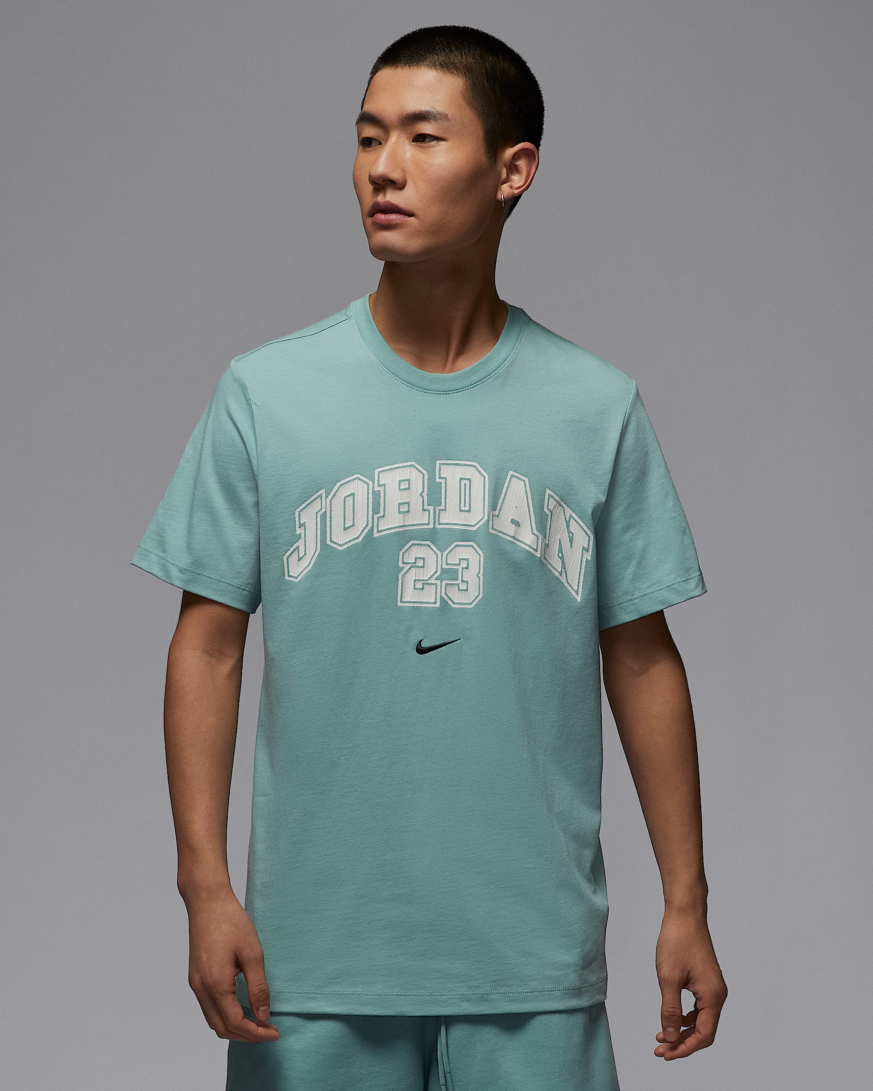 Jordan MVP 男子T恤 - 矿物色/帆白/帆白