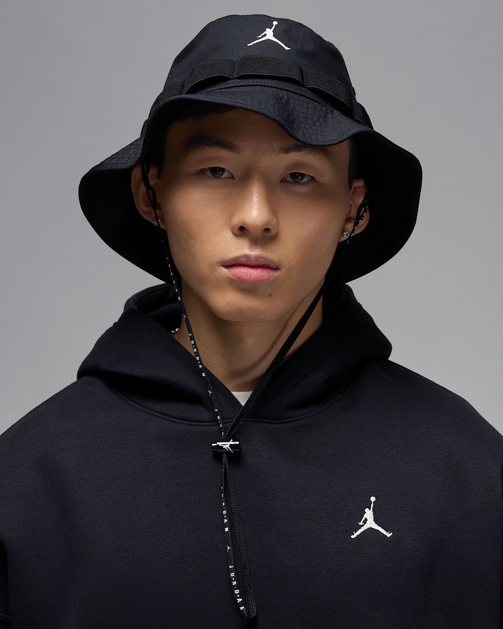 Jordan Apex 渔夫运动帽 - 黑/白色