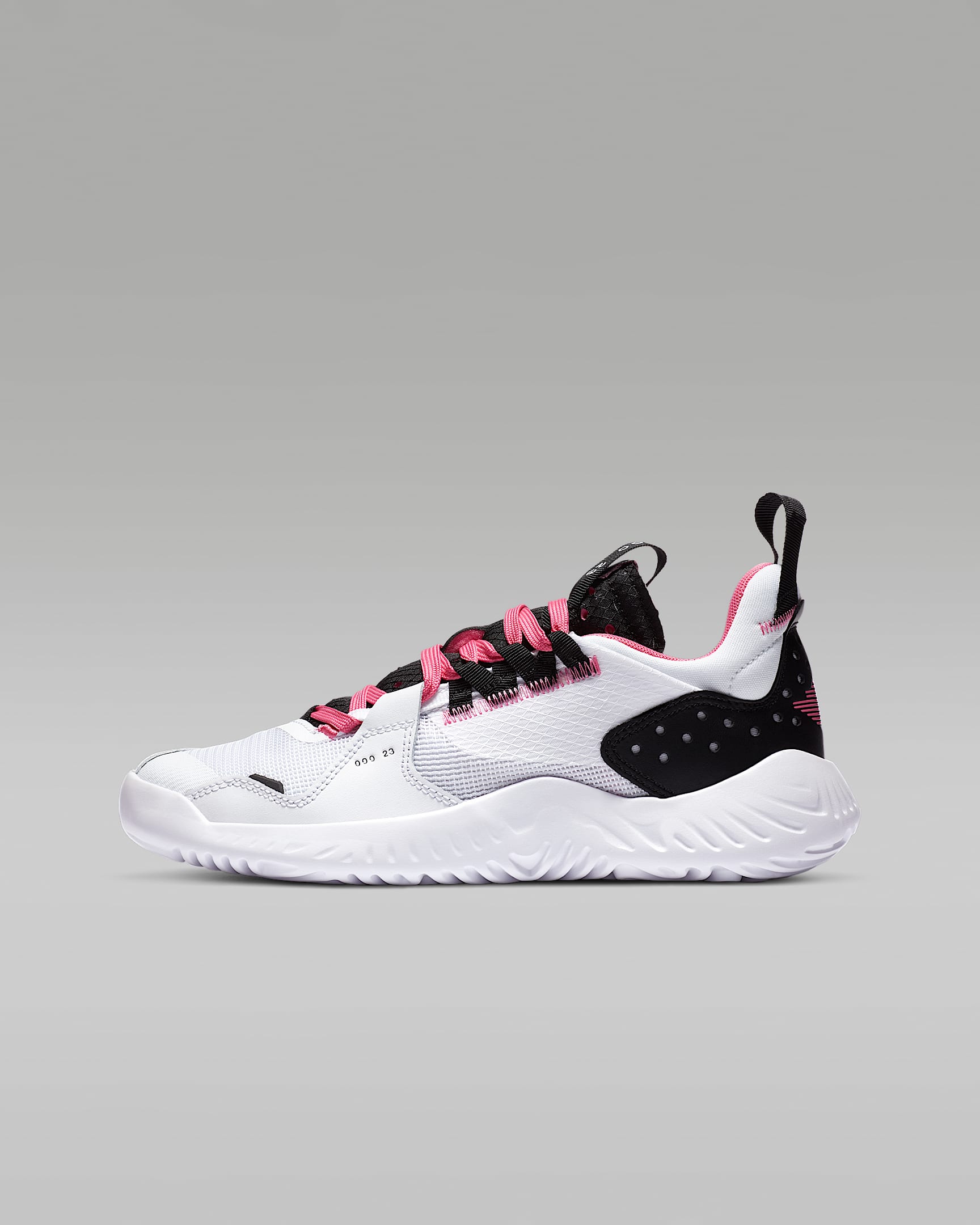 Jordan Delta (GS) 大童运动童鞋 - 白色/黑/亚紫粉