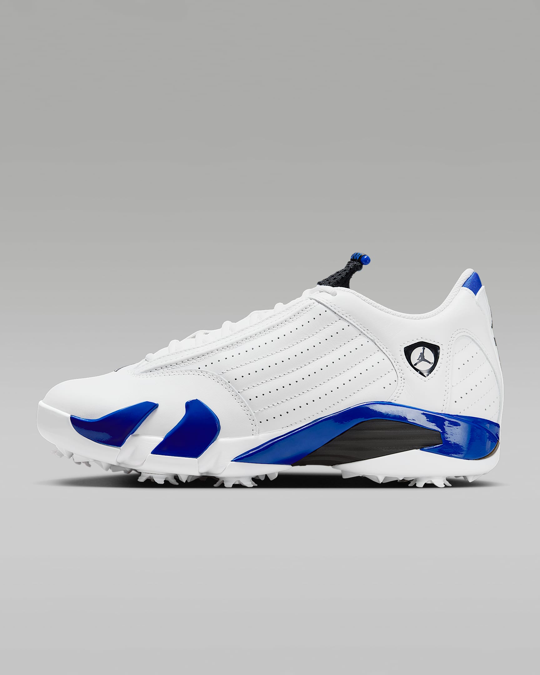 Air Jordan 14 G 男/女高尔夫球鞋 - 白色/皇家蓝/黑
