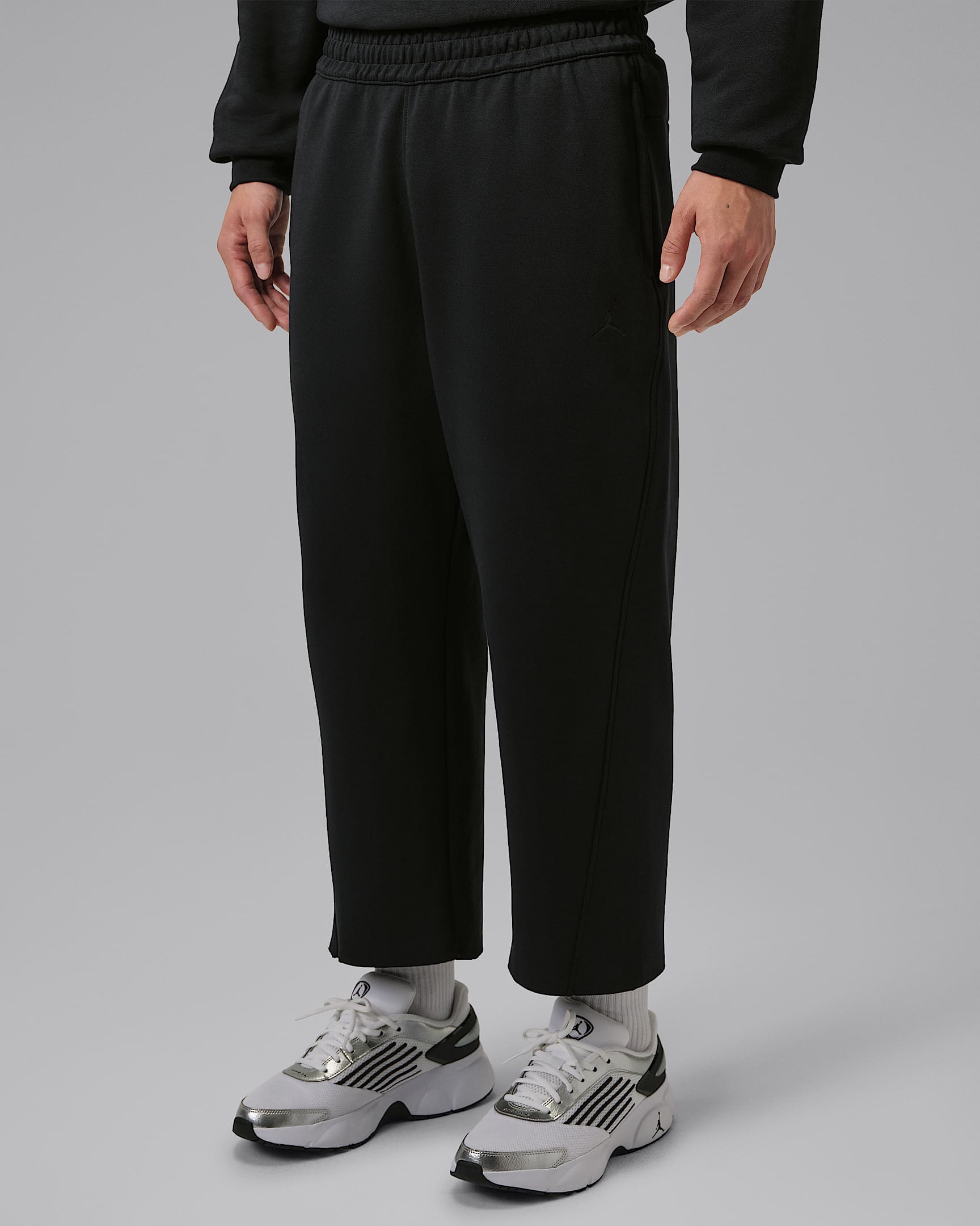 Jordan Sport Hoop Fleece Dri-FIT 男子速干长裤 - 黑