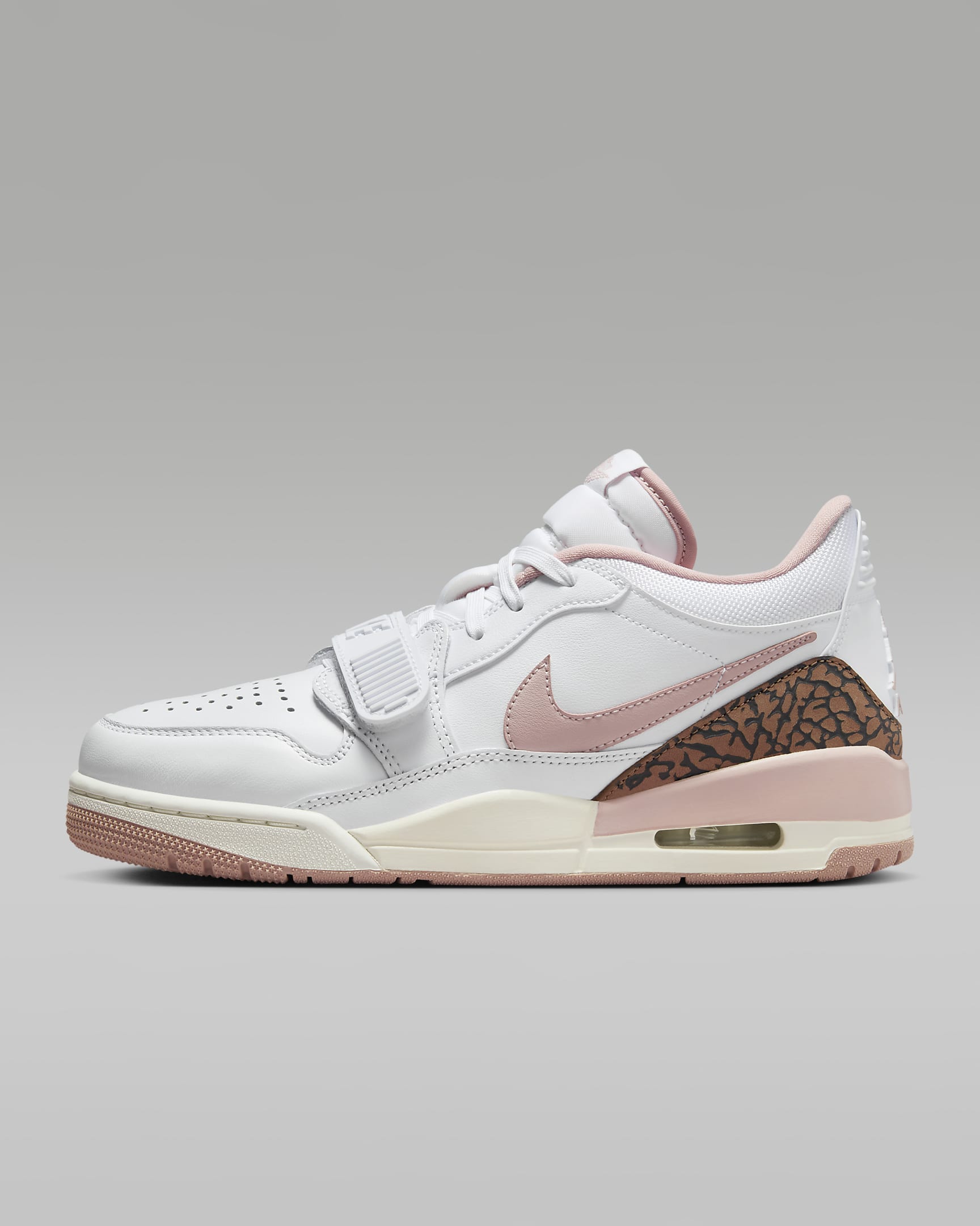 Air Jordan Legacy 312 Low AJ312 女子运动鞋 - 白色/古棕色/帆白/牛津粉