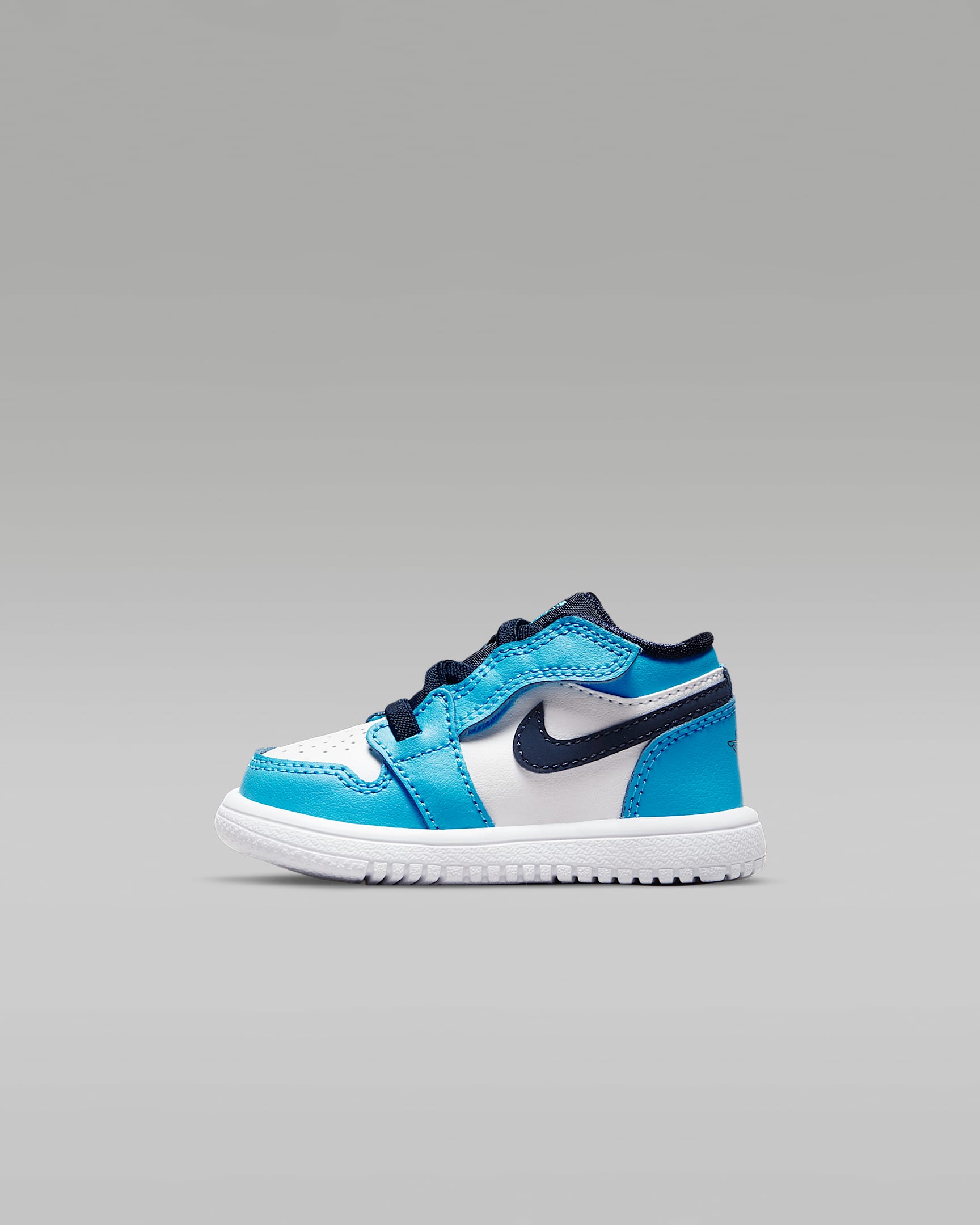 Jordan 1 Low Alt (TD) 婴童运动童鞋 - 白色/黑曜石色/暗白蓝