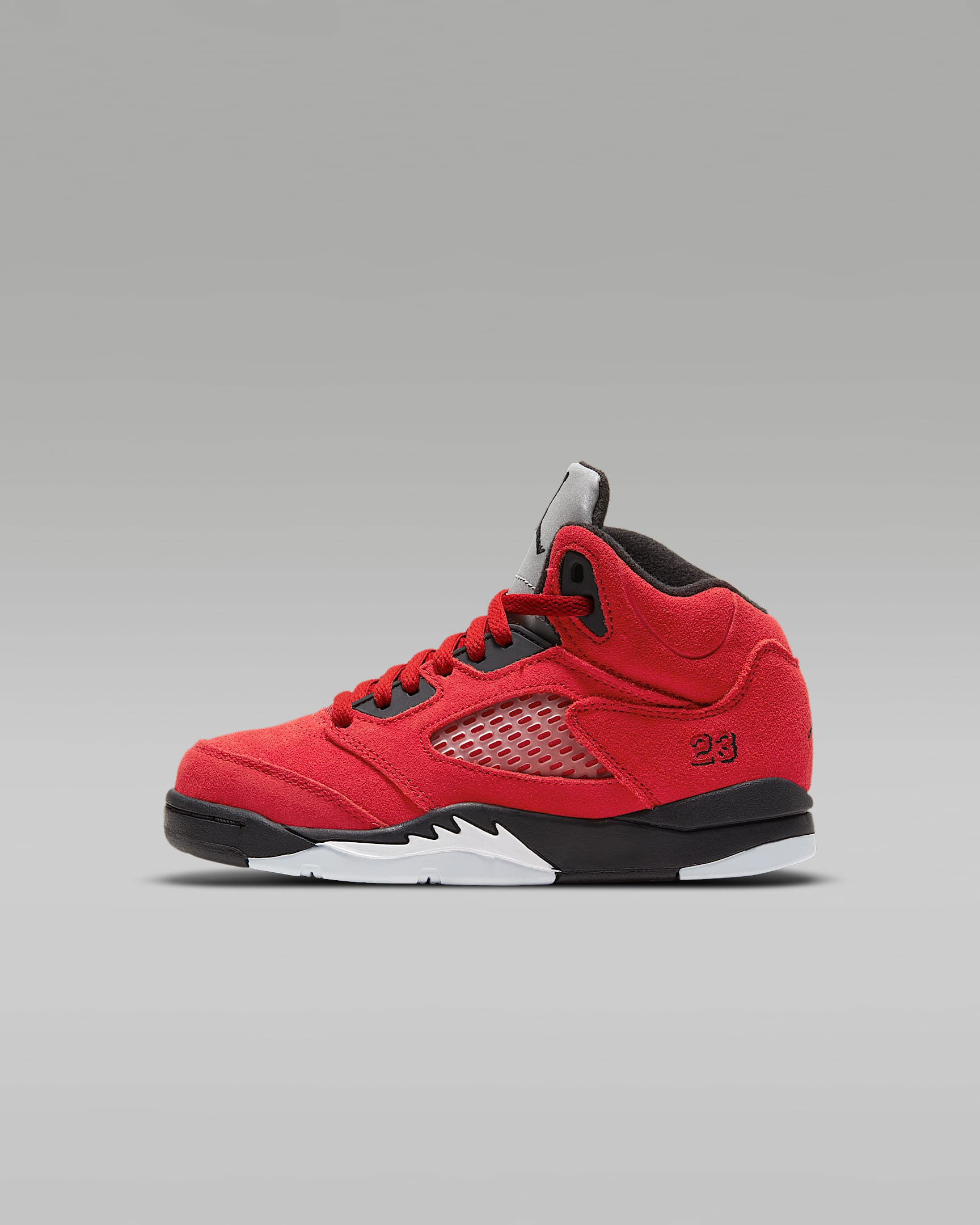 Jordan 5 Retro (PS) 复刻幼童运动童鞋 - 校园红/白色/黑