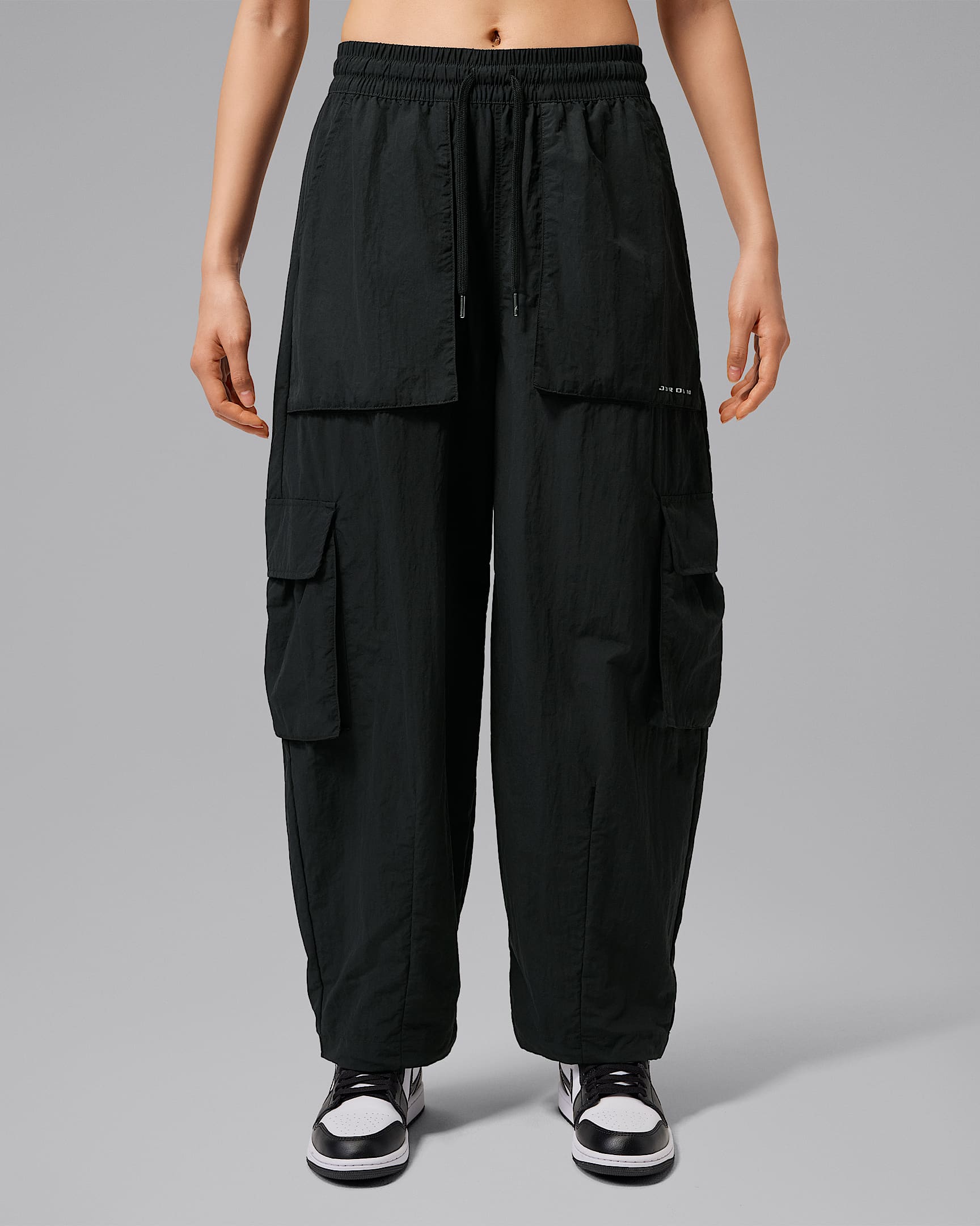 Jordan Flight 女子工装长裤 - 黑