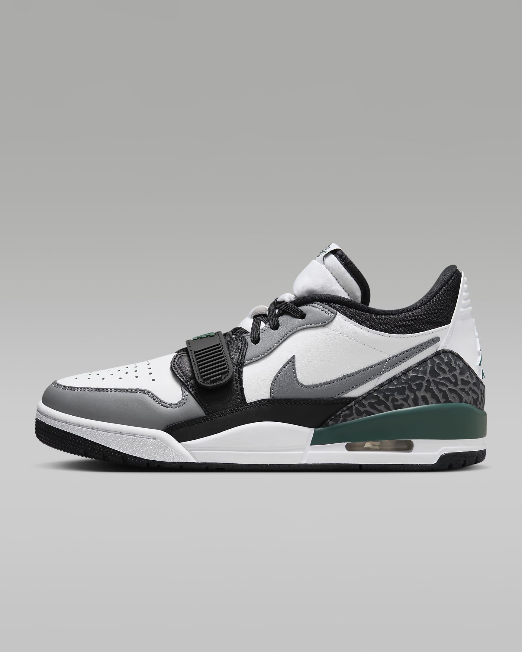 Air Jordan Legacy 312 Low 男子运动鞋缓震 - 白色/黑/冷灰/氧化绿