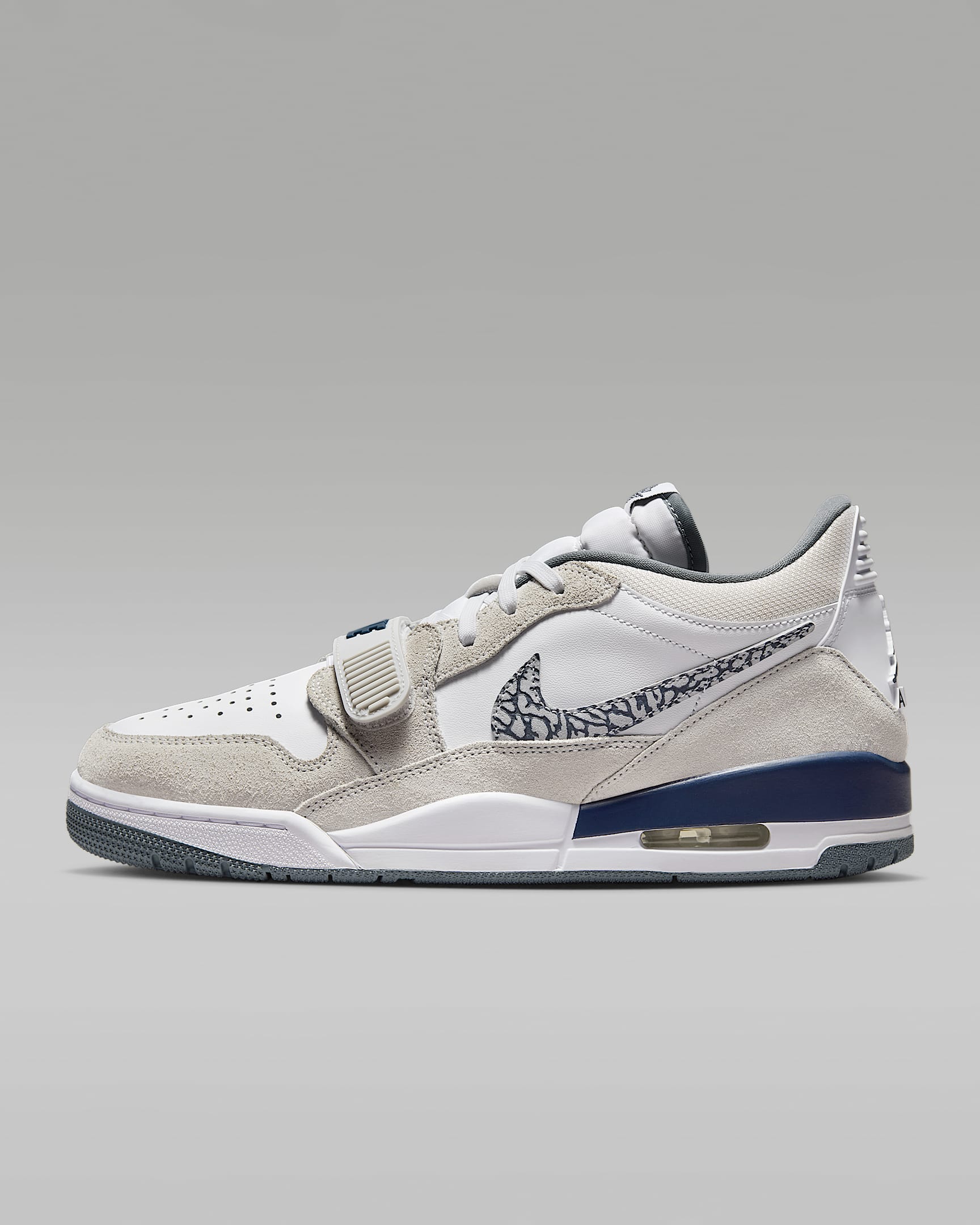 Air Jordan Legacy 312 Low AJ312 男子缓震运动鞋 - 白色/浅灰/冷灰/深藏青