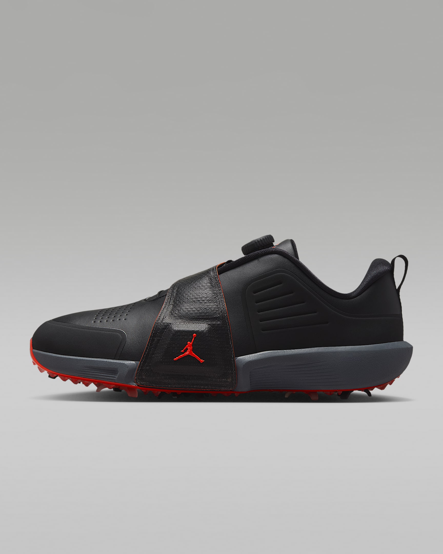 Air Jordan Rev 高尔夫球鞋 - 黑/燧石灰/红外线红 23