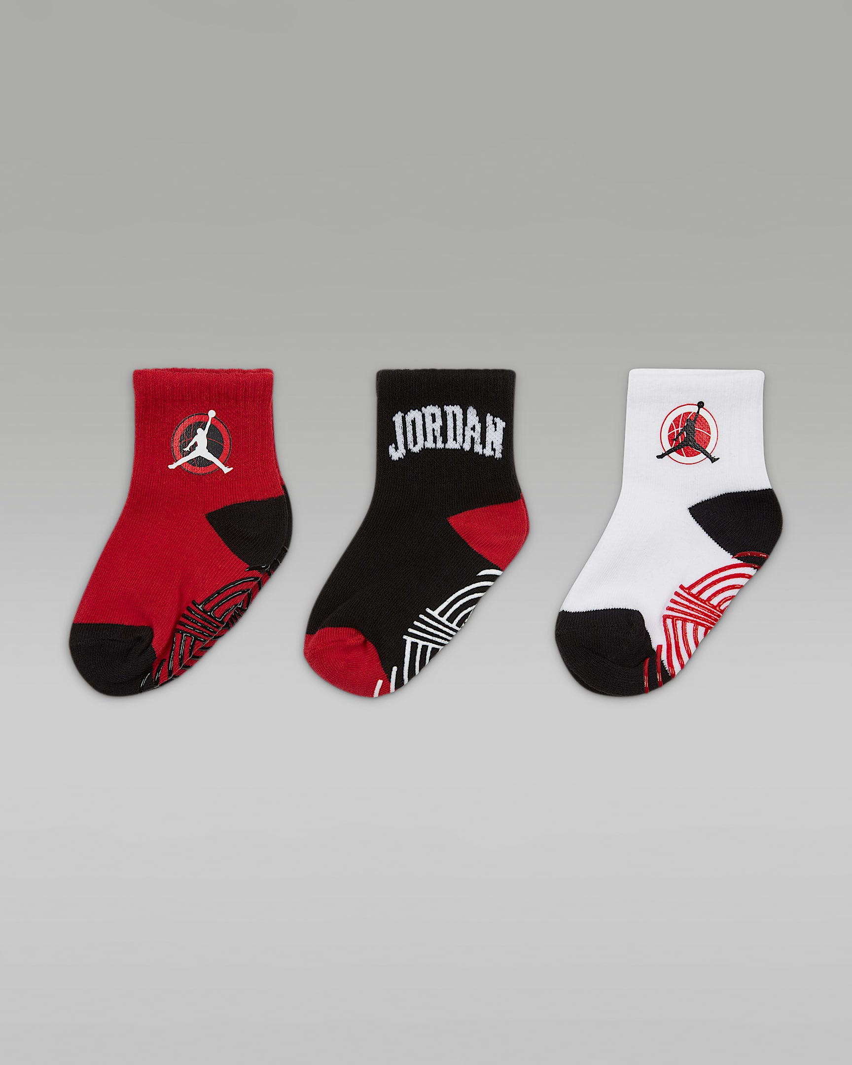 Jordan Gym "23" 婴童运动短袜(3 双) - 多色