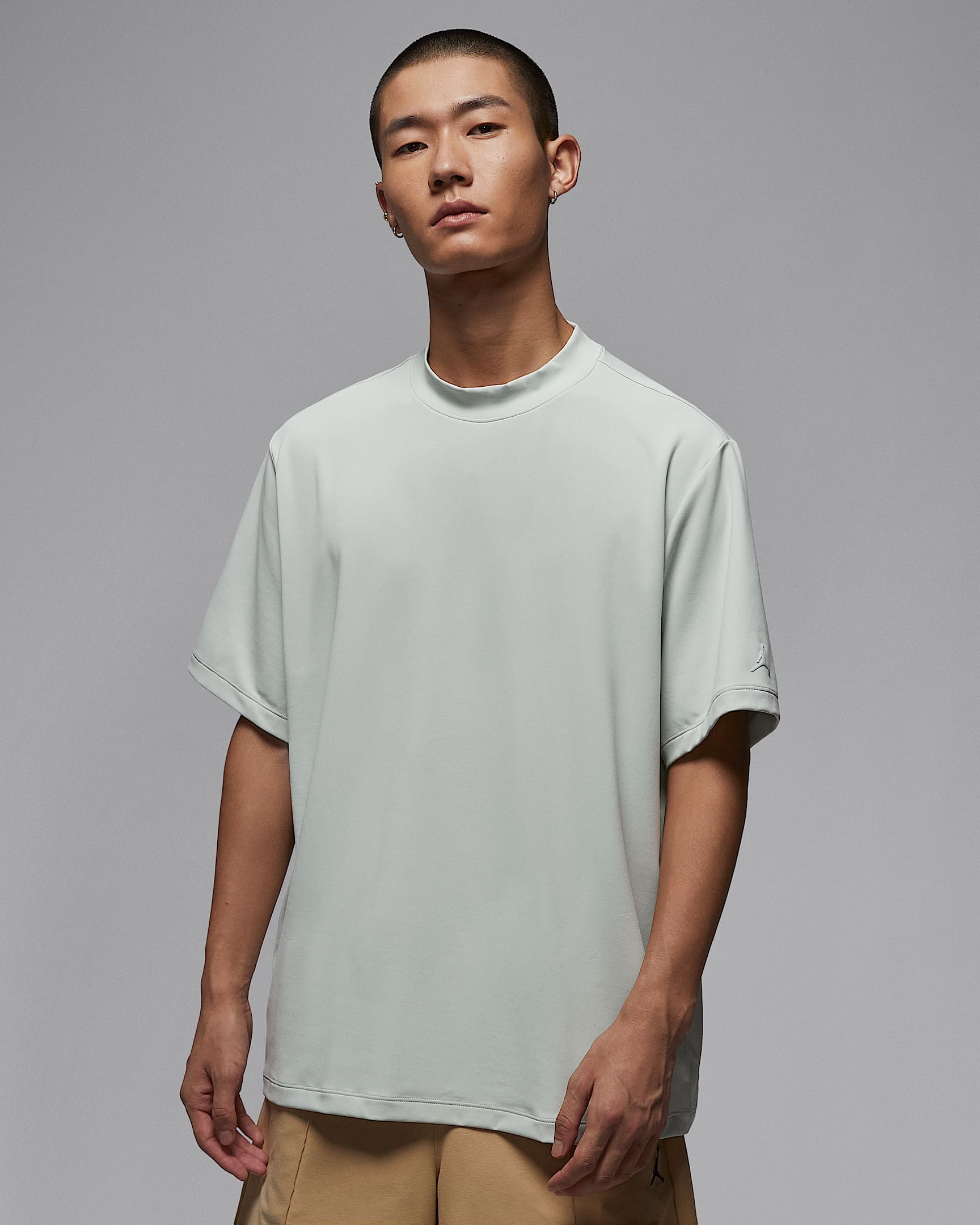 Jordan Sport 男子企领高尔夫T恤 - 浅银/浅银