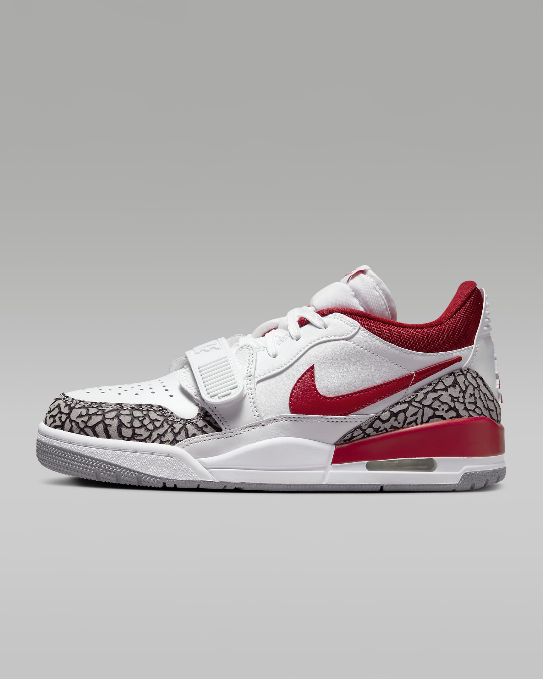 Air Jordan Legacy 312 Low AJ312 女子运动鞋 - 白色/水泥灰/黑/健身红