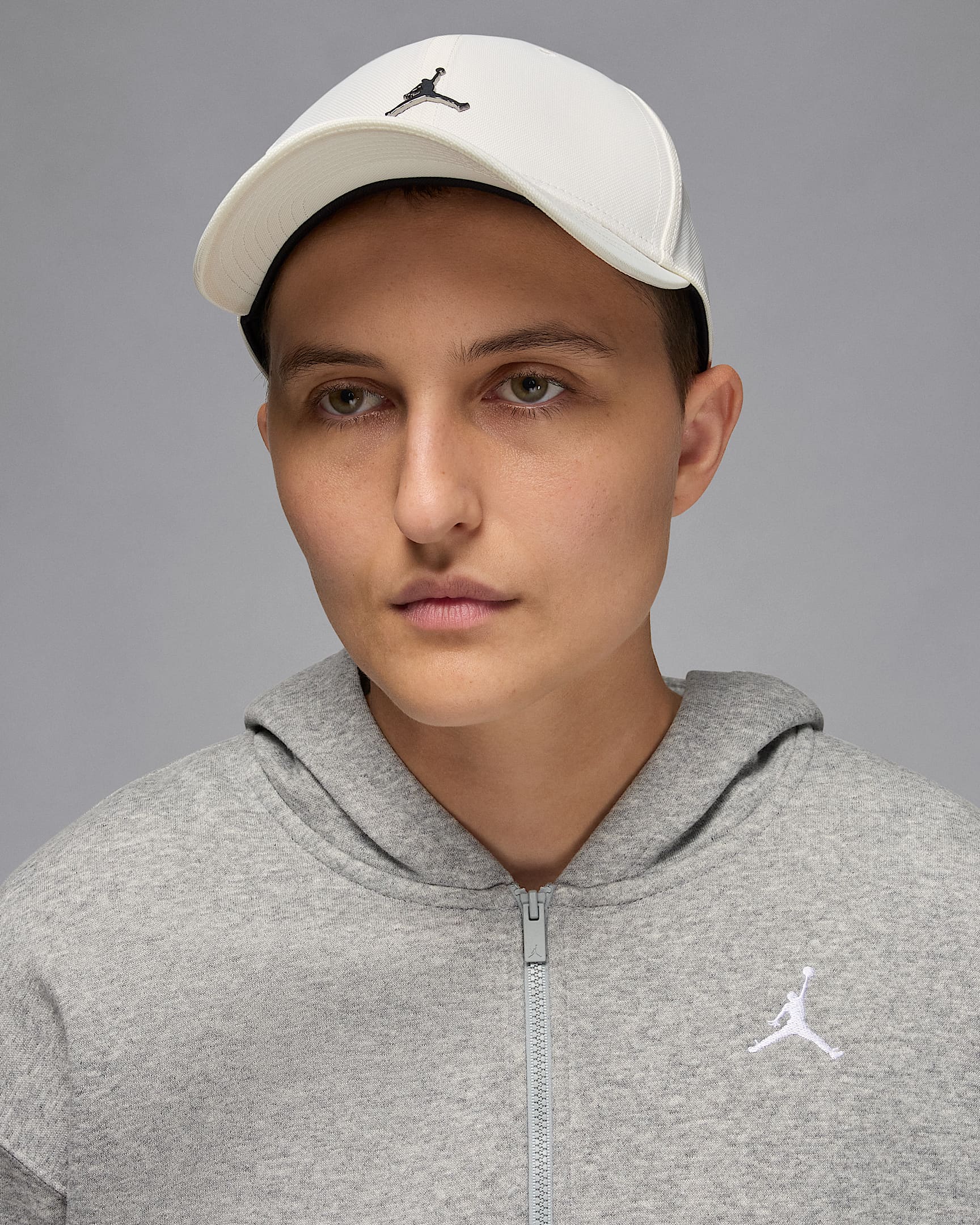 Jordan Rise Metal Jumpman 半硬顶运动帽 - 帆白