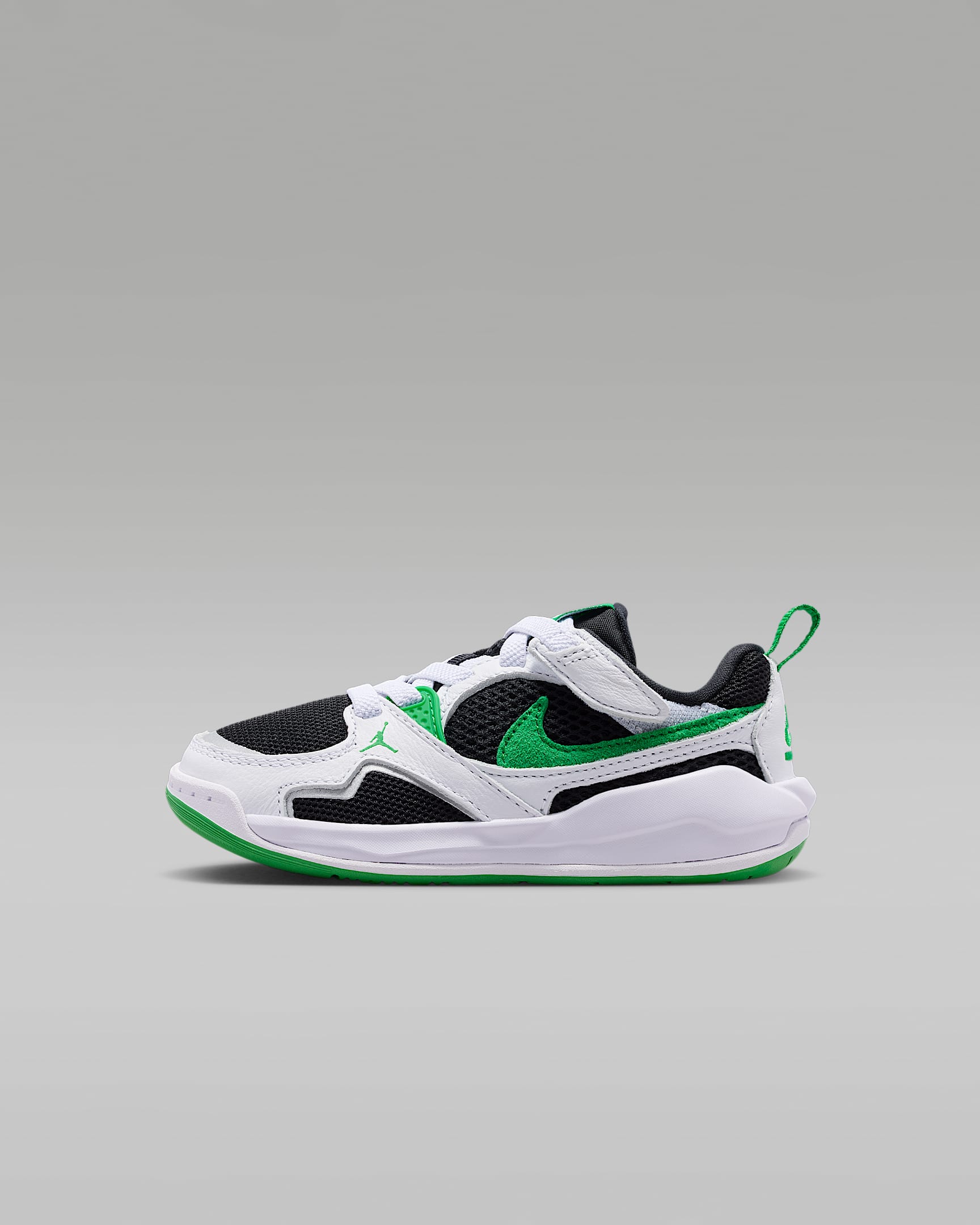 Jordan CMFT Era Jordan 舒释鞋幼童运动鞋 - 黑/白色/幸运绿