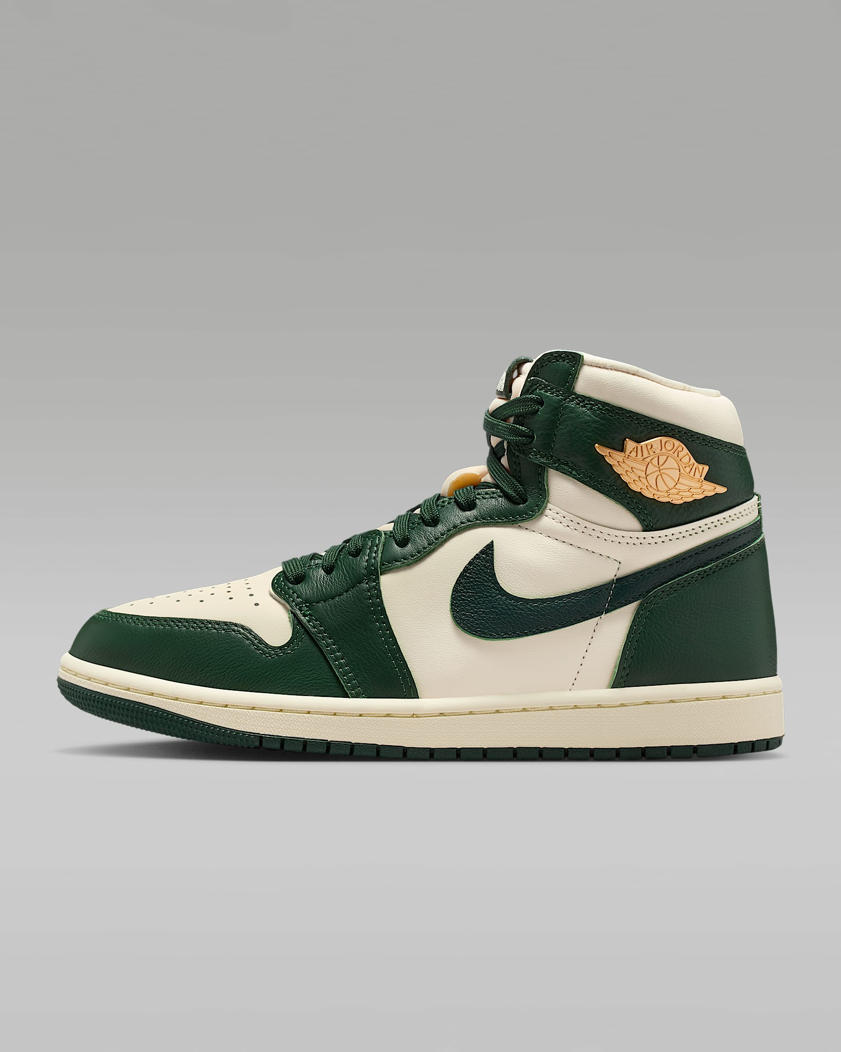 Air Jordan 1 Retro High OG 复刻女子运动鞋 - 淡象牙白/冷杉绿/椰奶色/专业绿