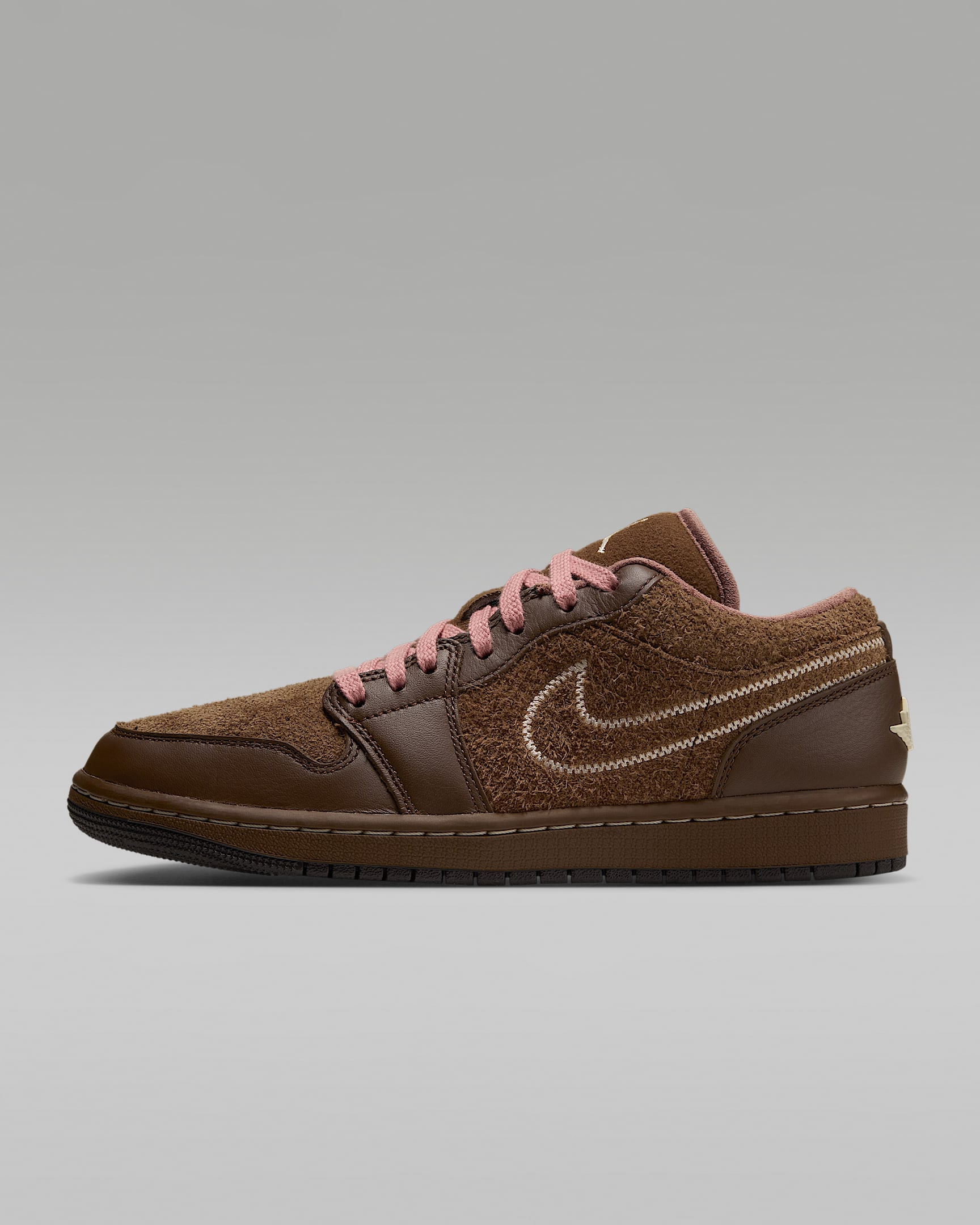 Air Jordan 1 Low SE 女子运动鞋 - 惊喜可可色/锈粉/丝绒棕/珍珠白