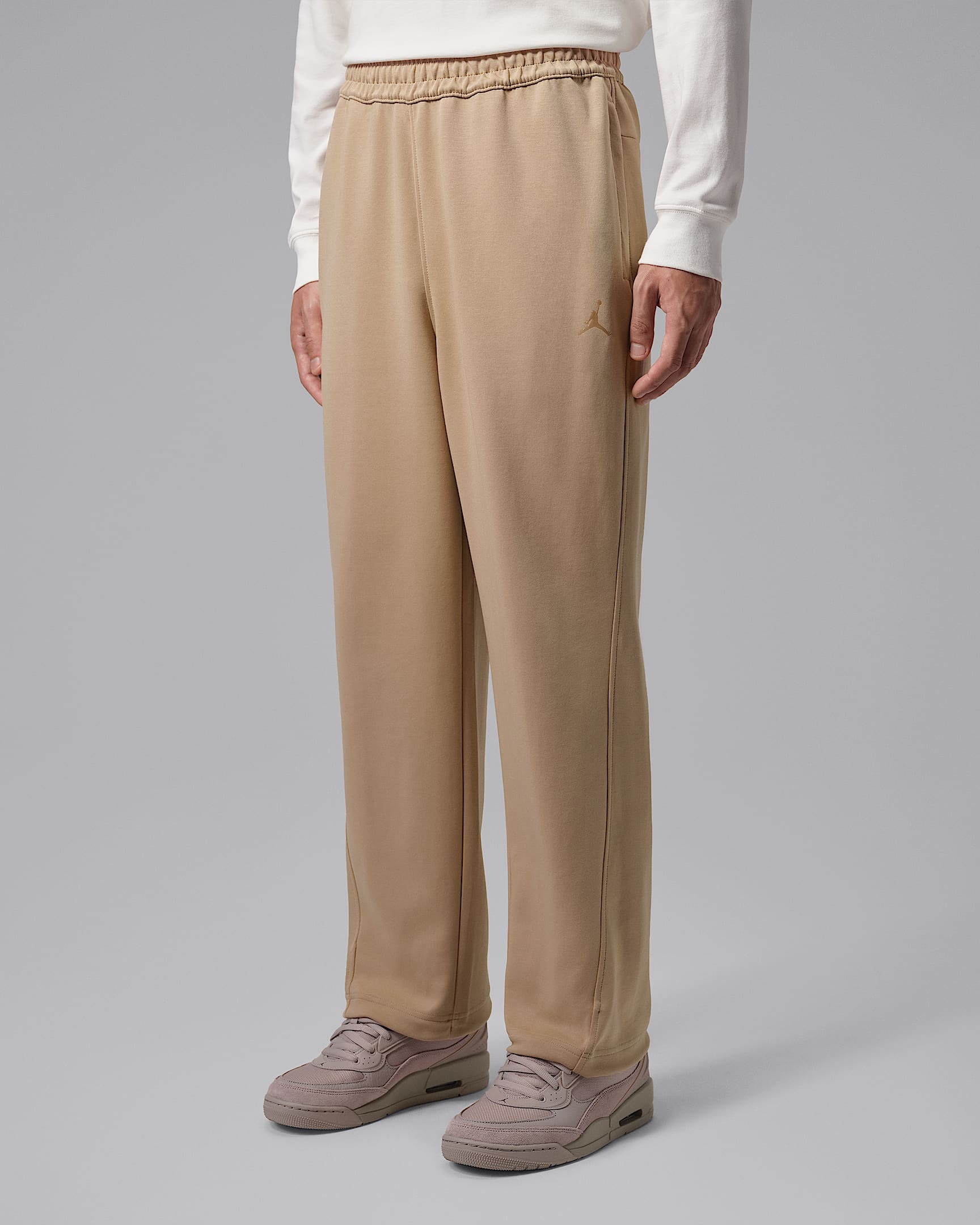 Jordan Sport Hoop Fleece Dri-FIT 男子速干长裤 - 传奇中褐