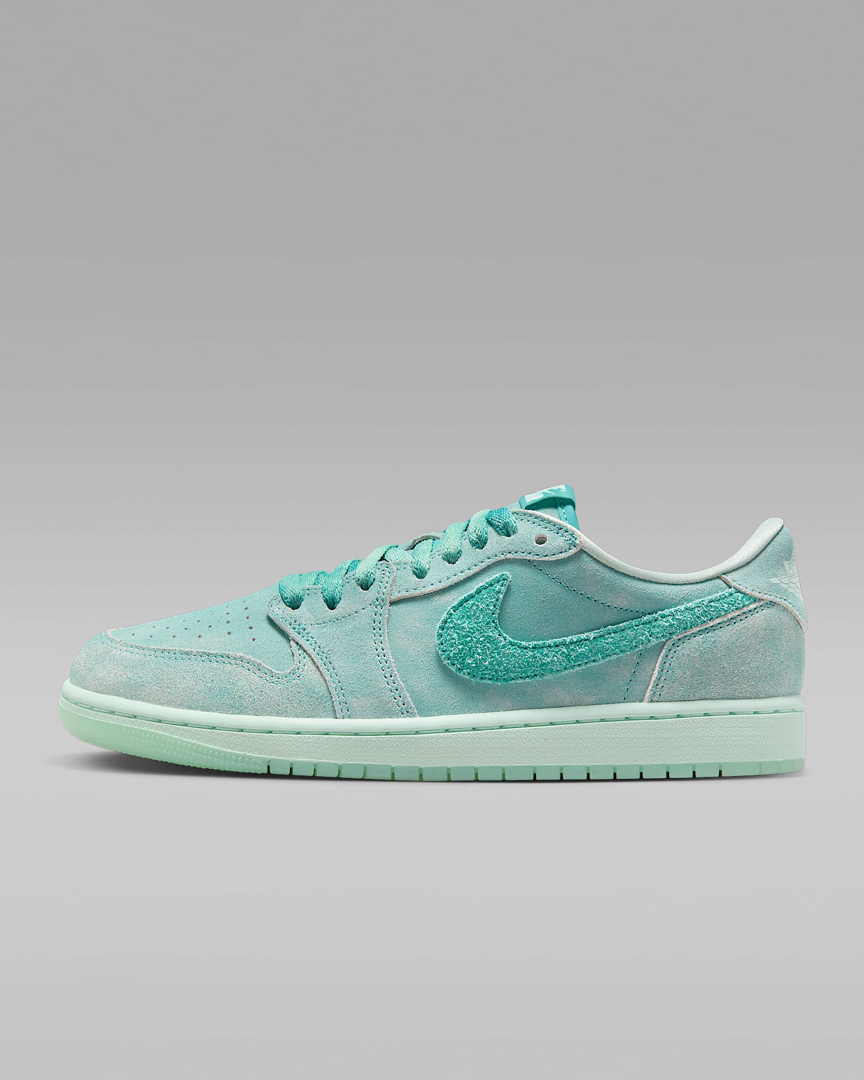 Air Jordan 1 Retro Low 复刻女子运动鞋 - 水洗水鸭青/伊格鲁蓝/水洗水鸭青