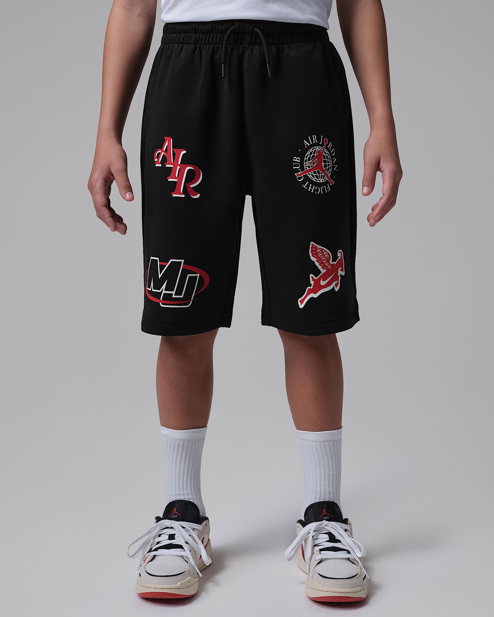 Jordan 大童运动俱乐部短裤 - 黑