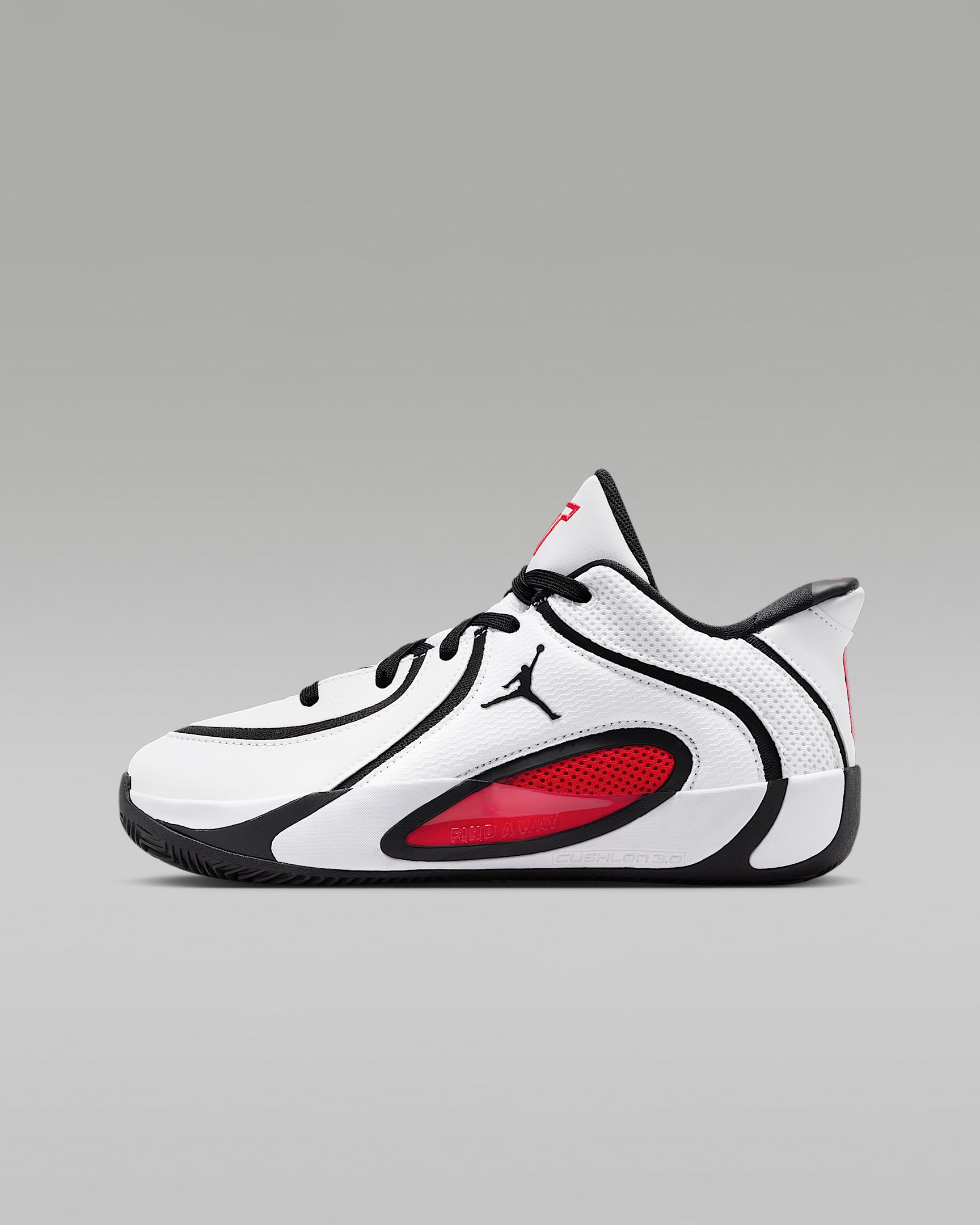 Tatum 4 塔图姆大童运动鞋 - 白色/黑/大学红