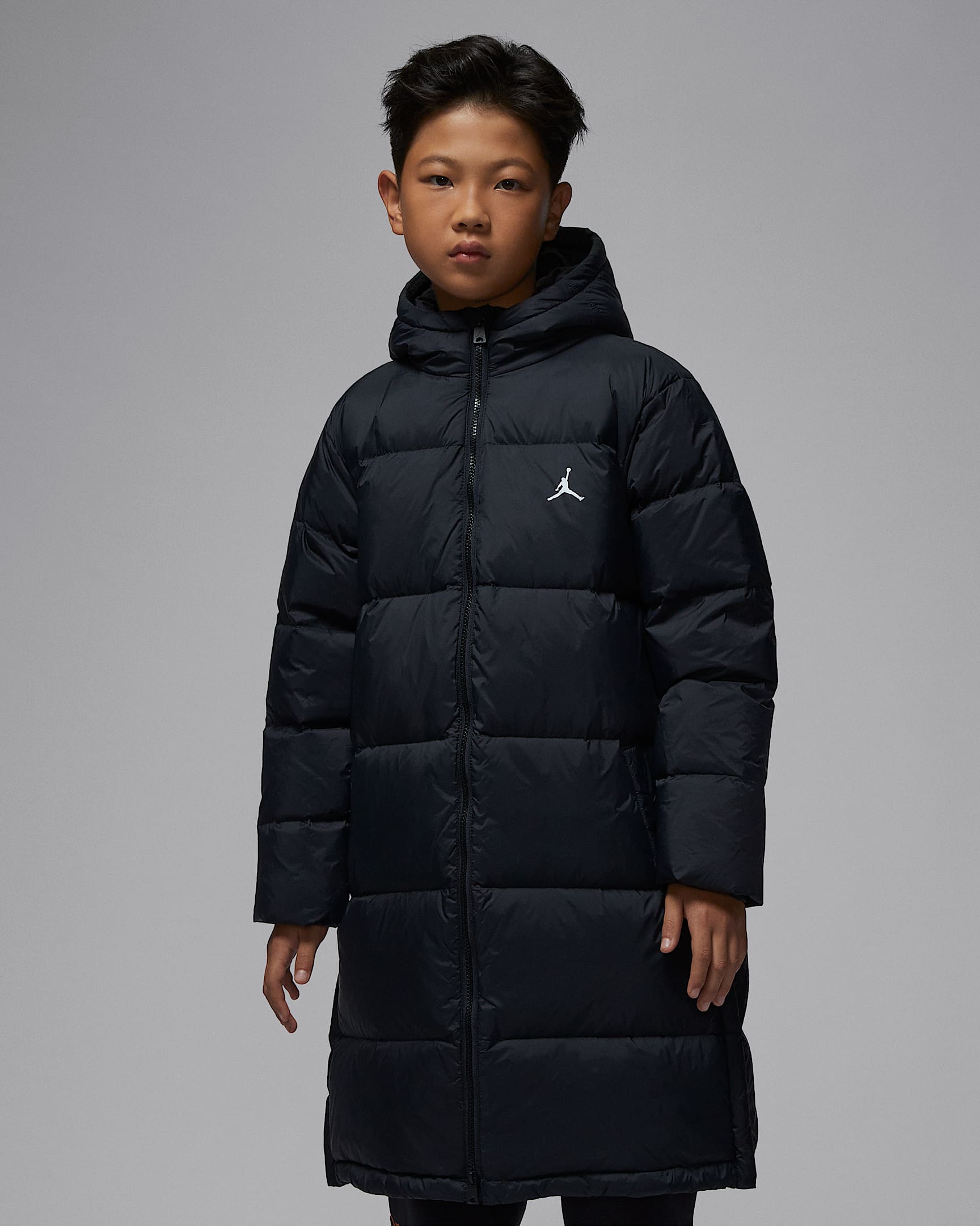 Jordan Flight 大童三防羽绒外套 - 黑