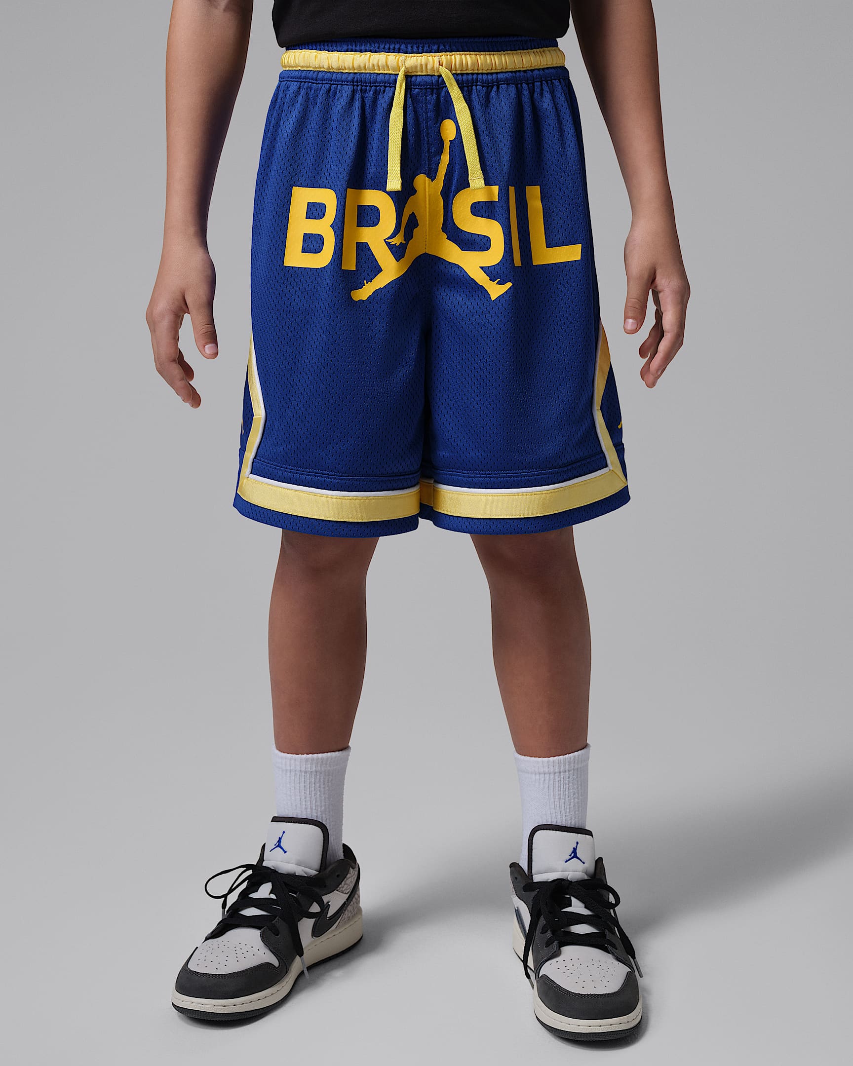 Jordan Essentials Dri-FIT P6 Diamond 大童速干网眼布短裤 - 旧宝蓝