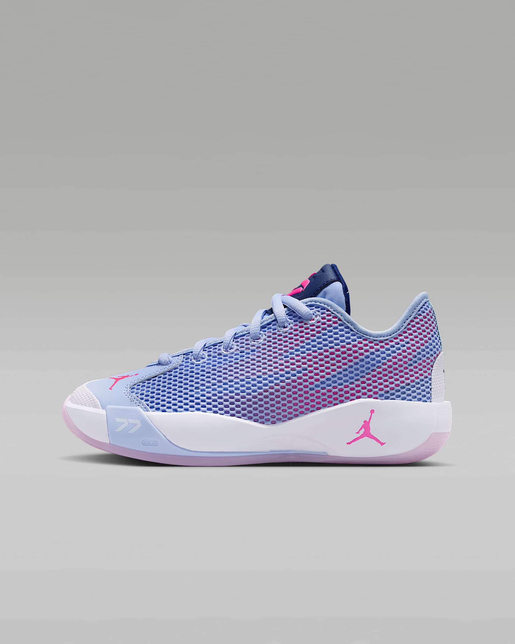 Luka 77 "Bred" 东契奇大童篮球鞋 - 浅海蓝/空间蓝/白色/透明粉