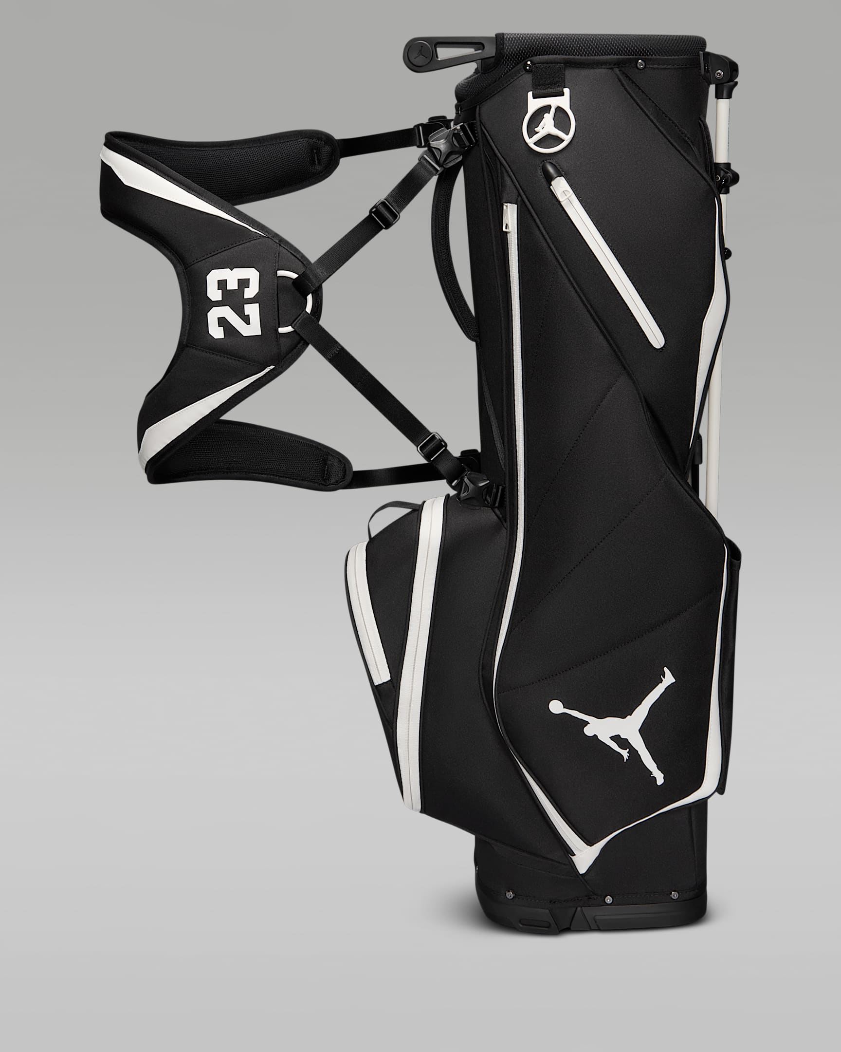 Jordan Fadeaway 六格高尔夫球包 - 黑/淡象牙白/淡象牙白