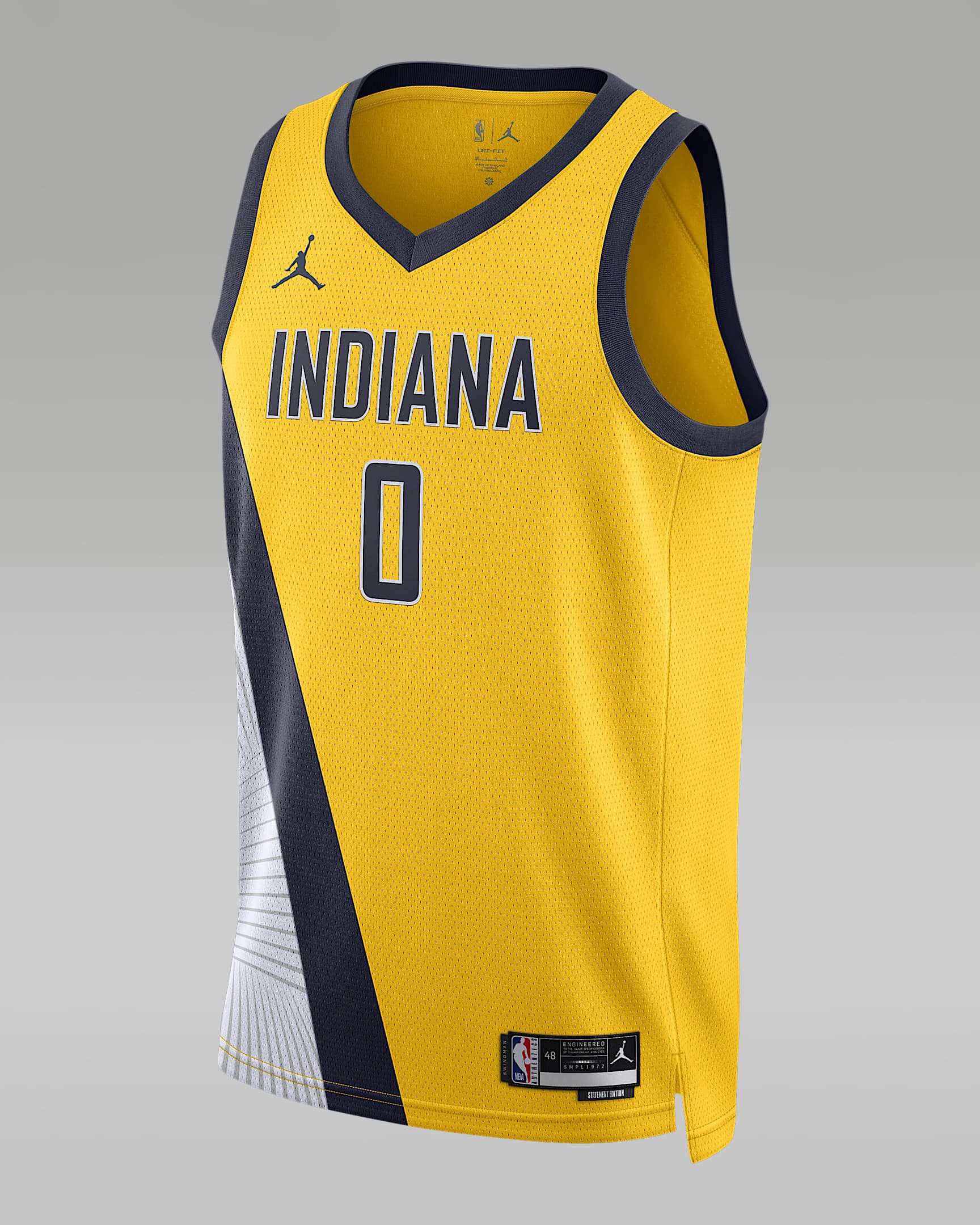 印第安纳步行者队 Statement Edition Jordan Dri-FIT NBA Swingman Jersey 男子速干球衣 - 阿马里洛黄