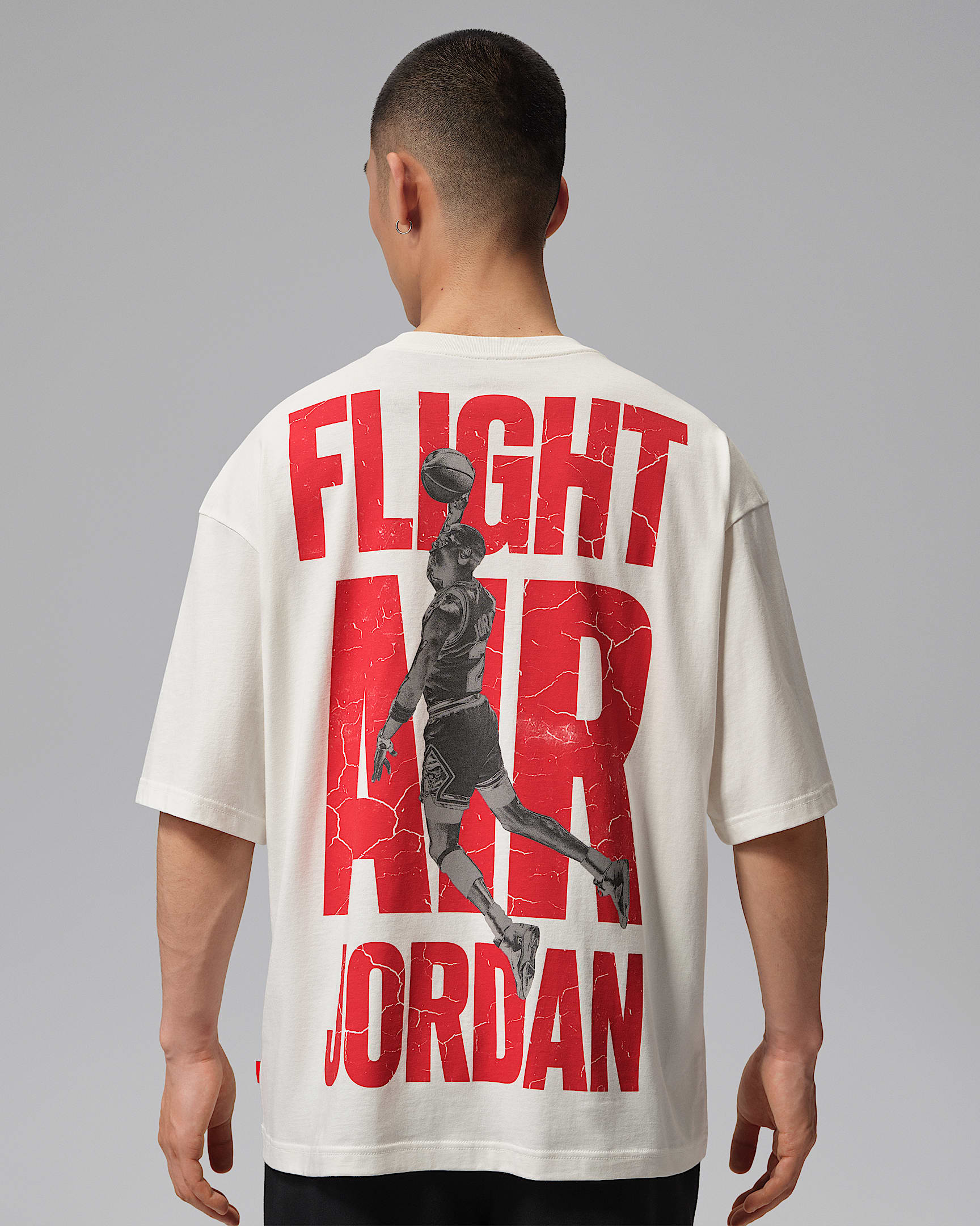 Jordan Flight 男子短袖T恤 - 帆白
