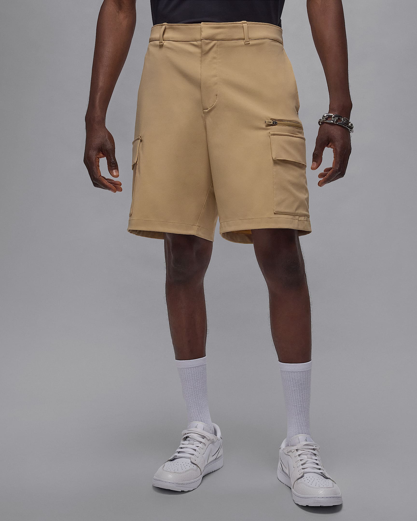 Jordan Sport 男子拒水高尔夫工装短裤 - 亚麻/亚麻