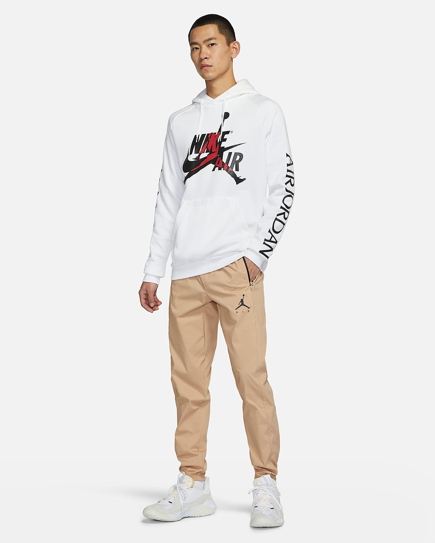 Jordan Jumpman 男子梭织长裤 - 沙漠黄/黑