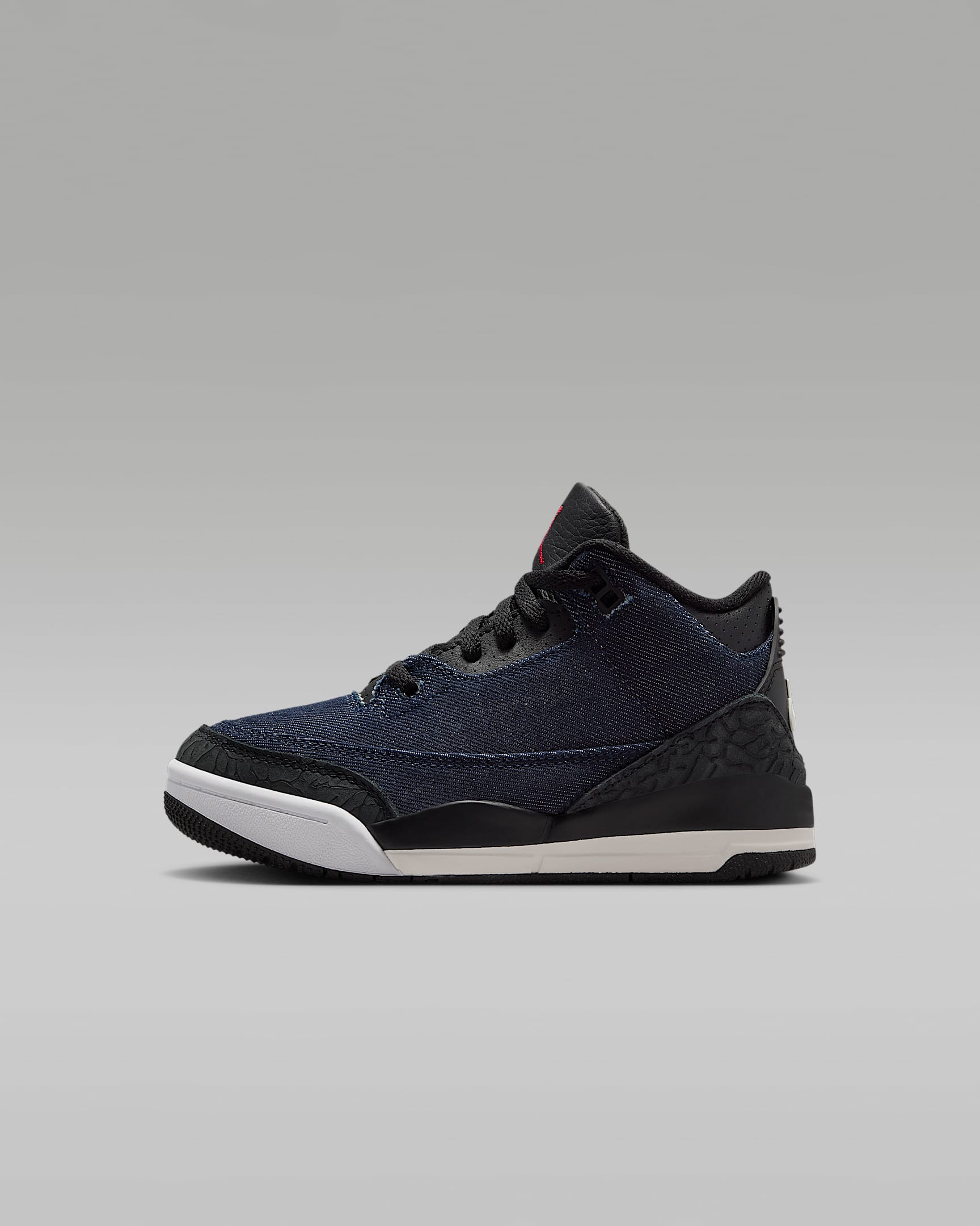 Air Jordan 3 x Levi's® 幼童运动鞋 - 牛仔蓝/帆白/黑