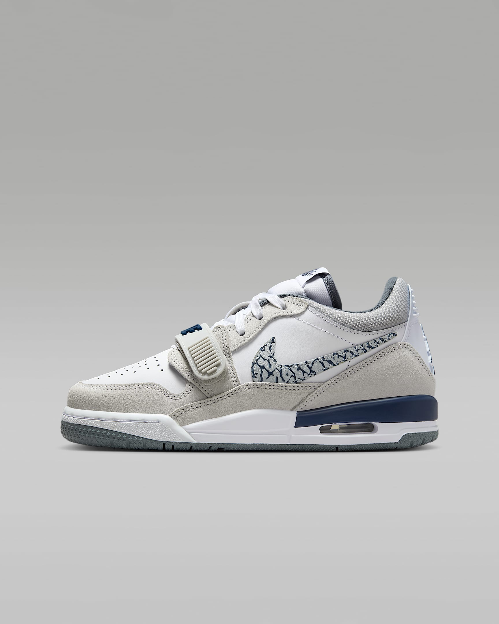 Air Jordan Legacy 312 Low AJ312 大童运动鞋 - 白色/浅灰/冷灰/深藏青