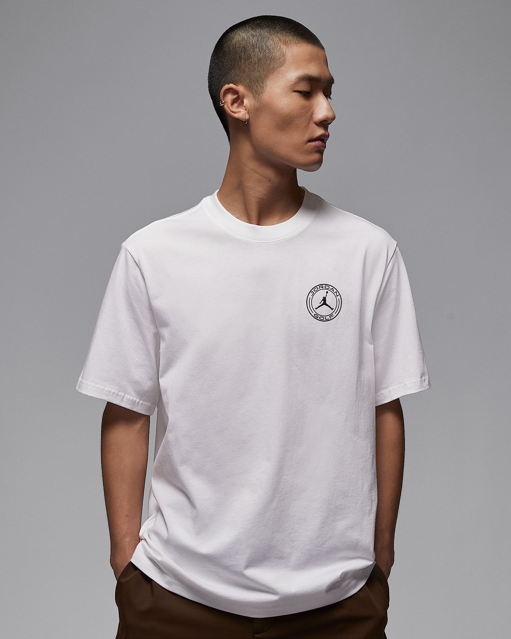 Jordan Sport Dri-FIT 男子速干高尔夫T恤 - 白色