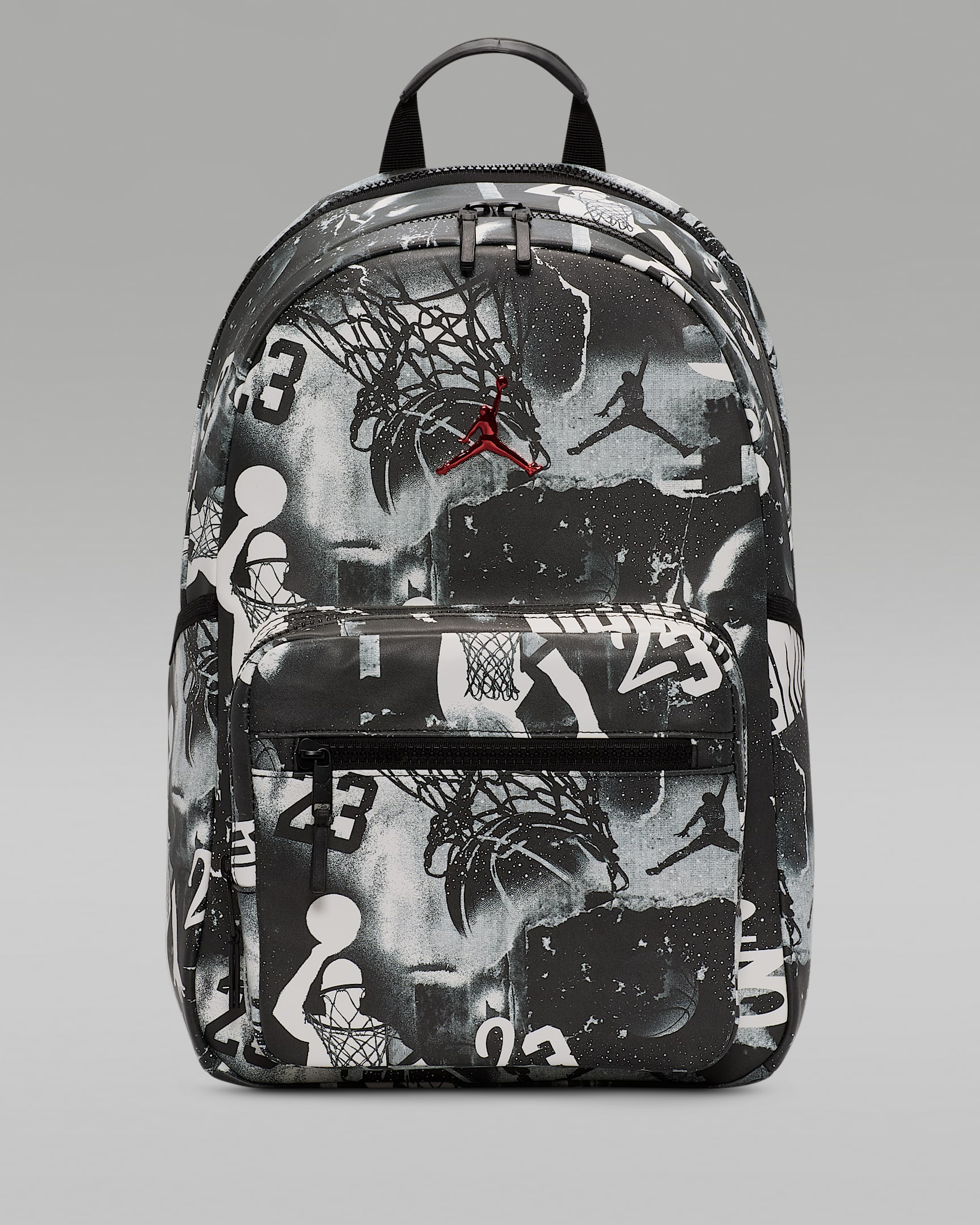 Jordan 都市风图案双肩包 - 黑/帆白