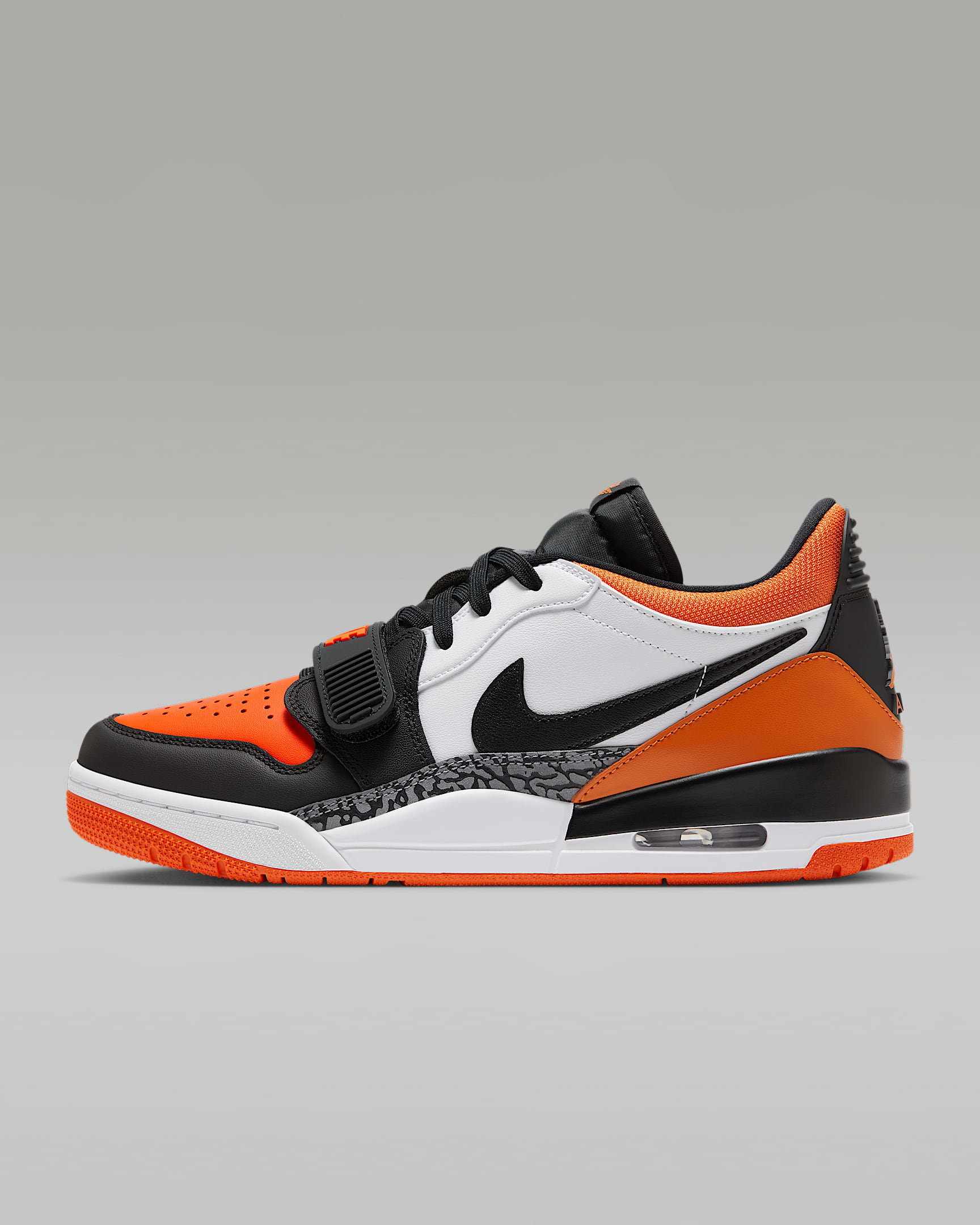 Air Jordan Legacy 312 Low AJ312 男子缓震运动鞋 - 白色/海星橙/冷灰/黑