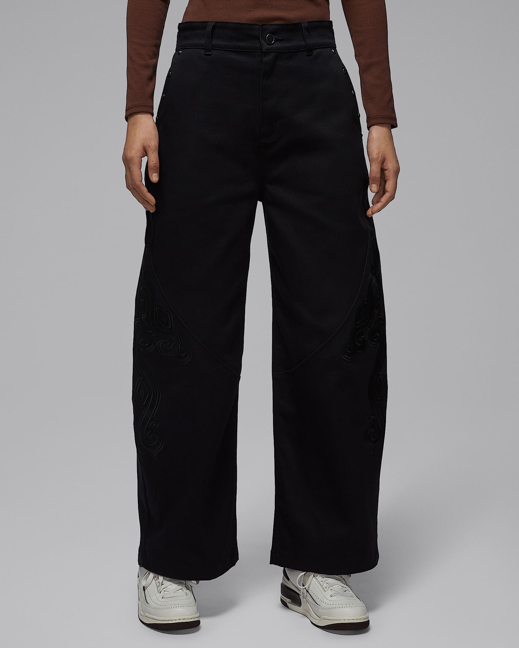 Jordan Flight 新年系列女子长裤 - 黑