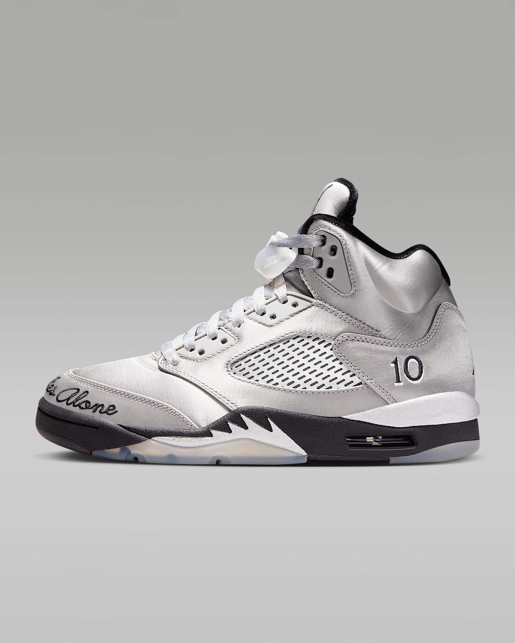 Air Jordan 5 Retro "Wings" 复刻女子运动鞋 - 中灰/金属银/黑