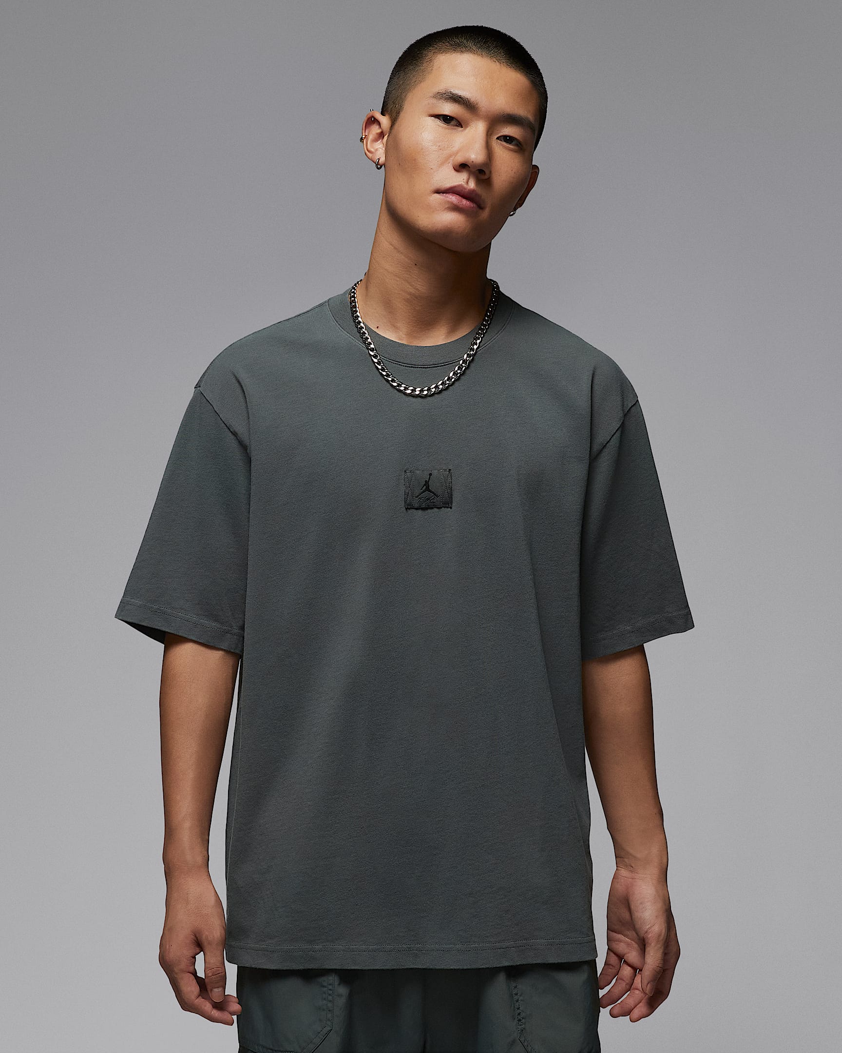 Jordan Flight Essentials 男子T恤 - 铁灰/黑