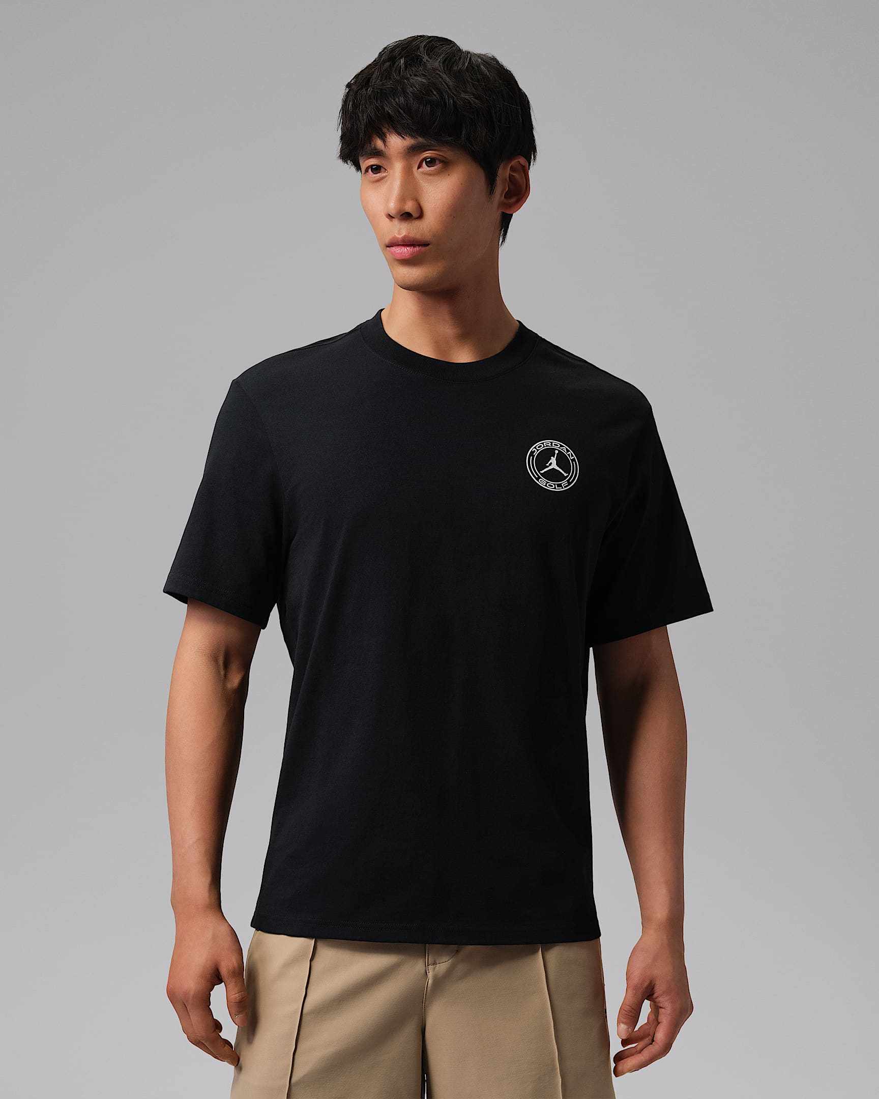 Jordan Sport Dri-FIT 男子速干高尔夫T恤 - 黑